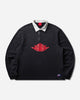 Nike M J Flt Ess Rugby Top Black T-Shirts Longsleeve IM9148-010
