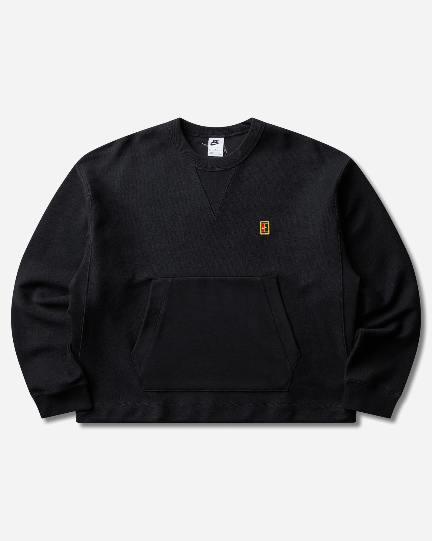 Nike M Nk Club Rules Flc Crew Black/Sail T-Shirts Longsleeve IR0981-010