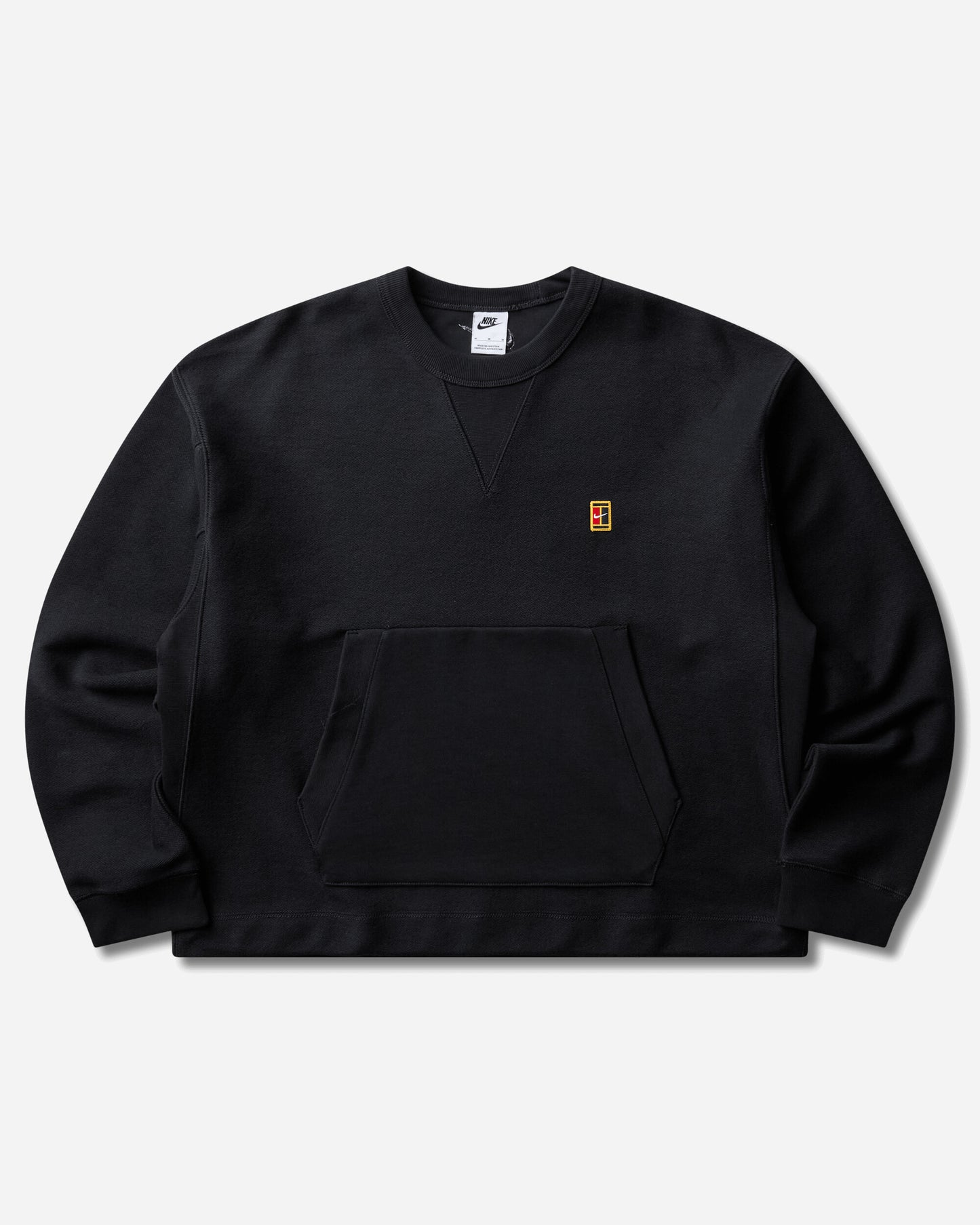 Nike M Nk Club Rules Flc Crew Black/Sail T-Shirts Longsleeve IR0981-010
