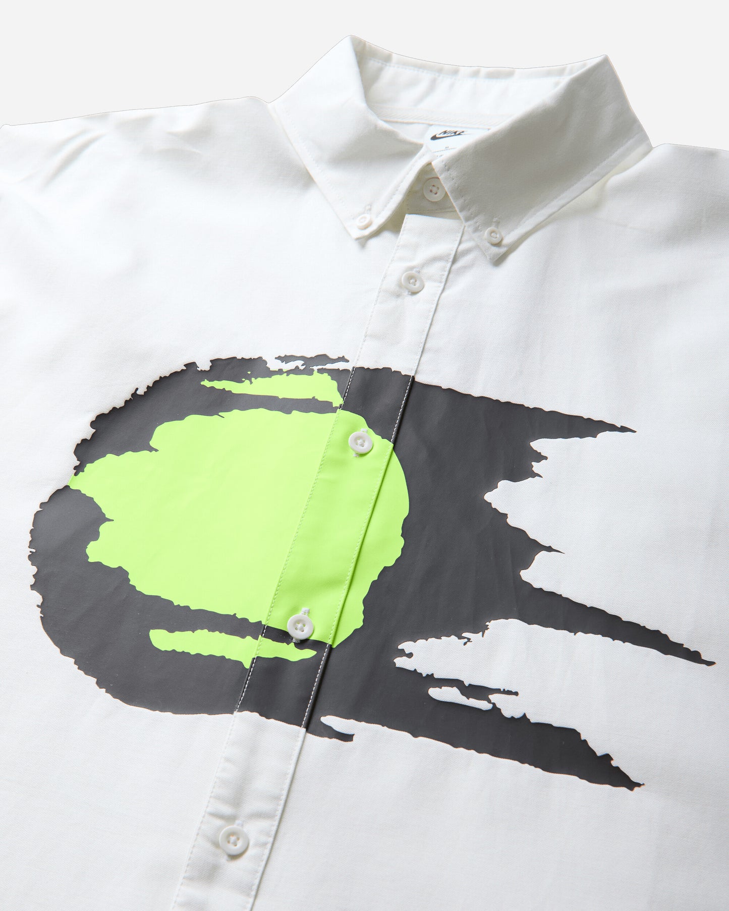 Nike M Nk Club Rules Oxford Ls Ball Summit White/Summit White T-Shirts Longsleeve IU0798-121