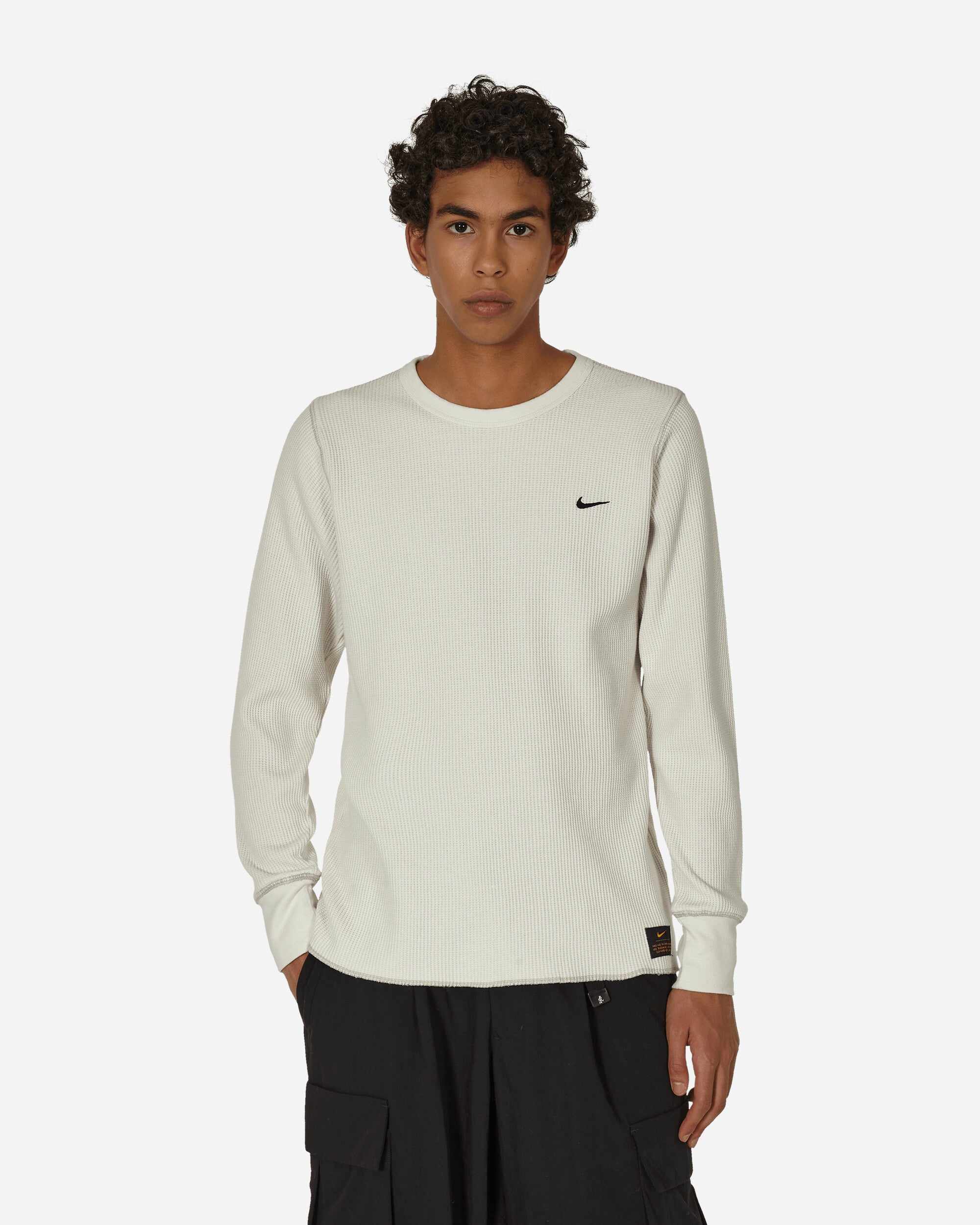 Nike Heavyweight Waffle Longsleeve Top Phantom - Slam Jam