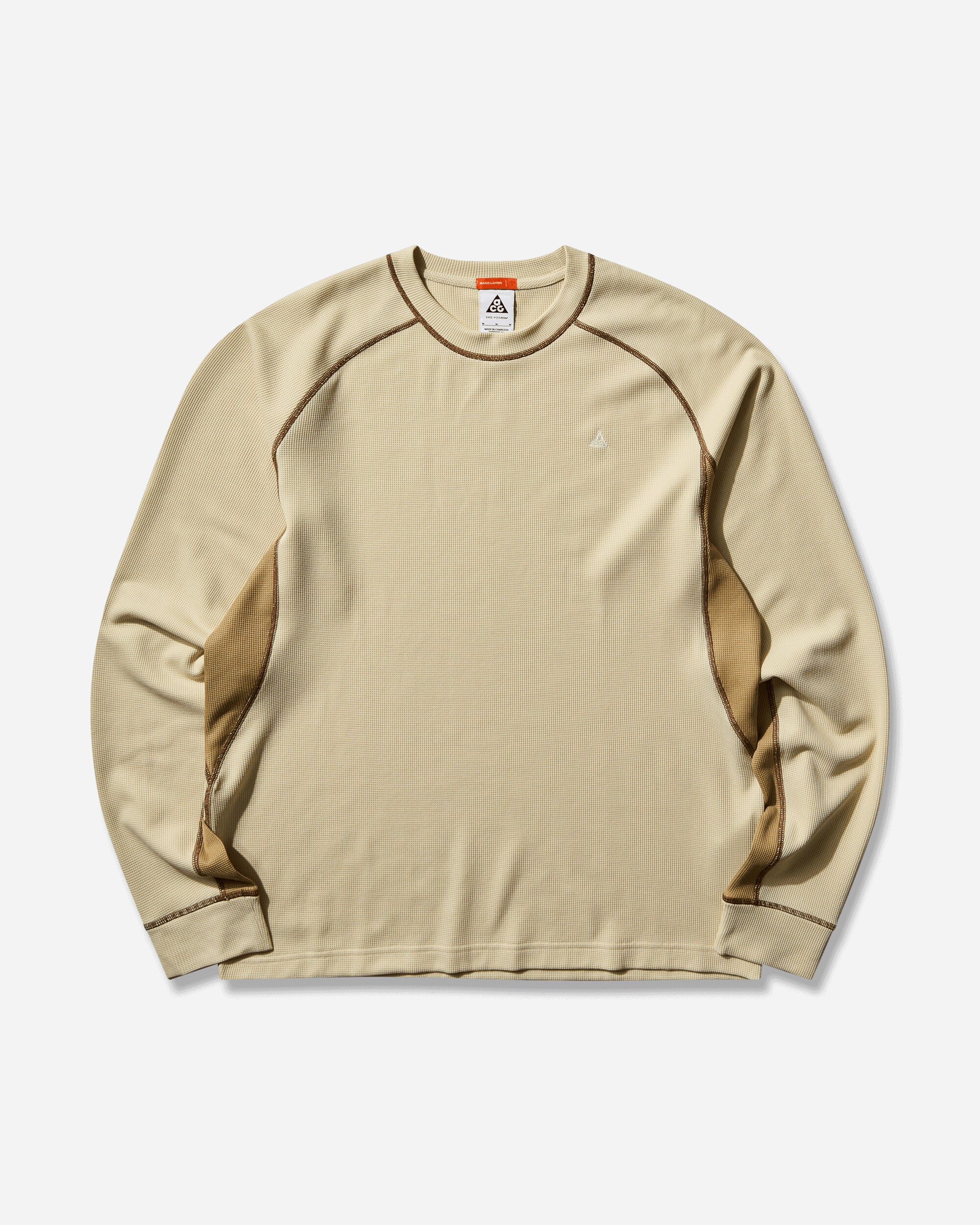 Nike Nike Acg "chinati" Men's Dri-Fit Adv Long-Sleeve Top Lt Khaki/Parachute Beige/Summi T-Shirts Longsleeve HV0585-229