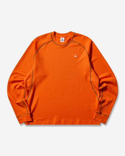 Nike Nike Acg "chinati" Men's Dri-Fit Adv Long-Sleeve Top Safety Orange/Summit White T-Shirts Longsleeve HV0585-819