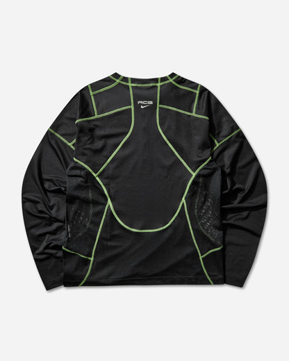 Nike Nike Acg "vault" Dri-Fit Long-Sleeve Top Black/Mean Green/Summit White T-Shirts Longsleeve IF1004-010