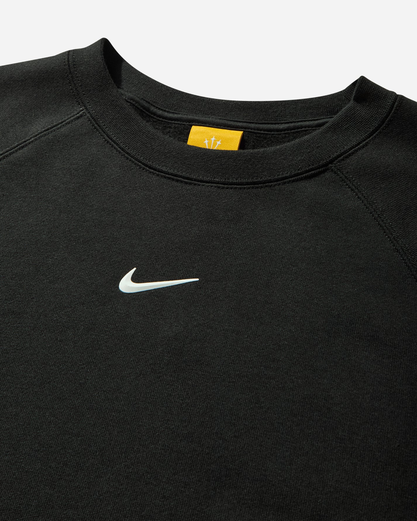 Nike Nocta Men's Fleece Cs Crew Black/White T-Shirts Longsleeve FN8160-010