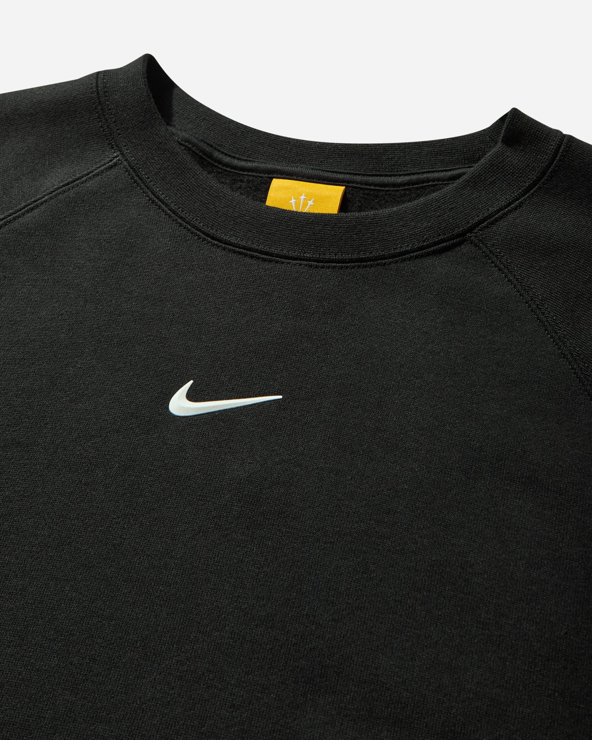 Nike Nocta Men's Fleece Cs Crew Black/White T-Shirts Longsleeve FN8160-010