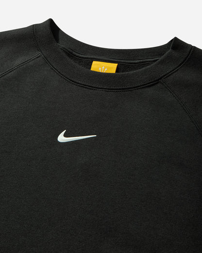 Nike Nocta Men's Fleece Cs Crew Black/White T-Shirts Longsleeve FN8160-010