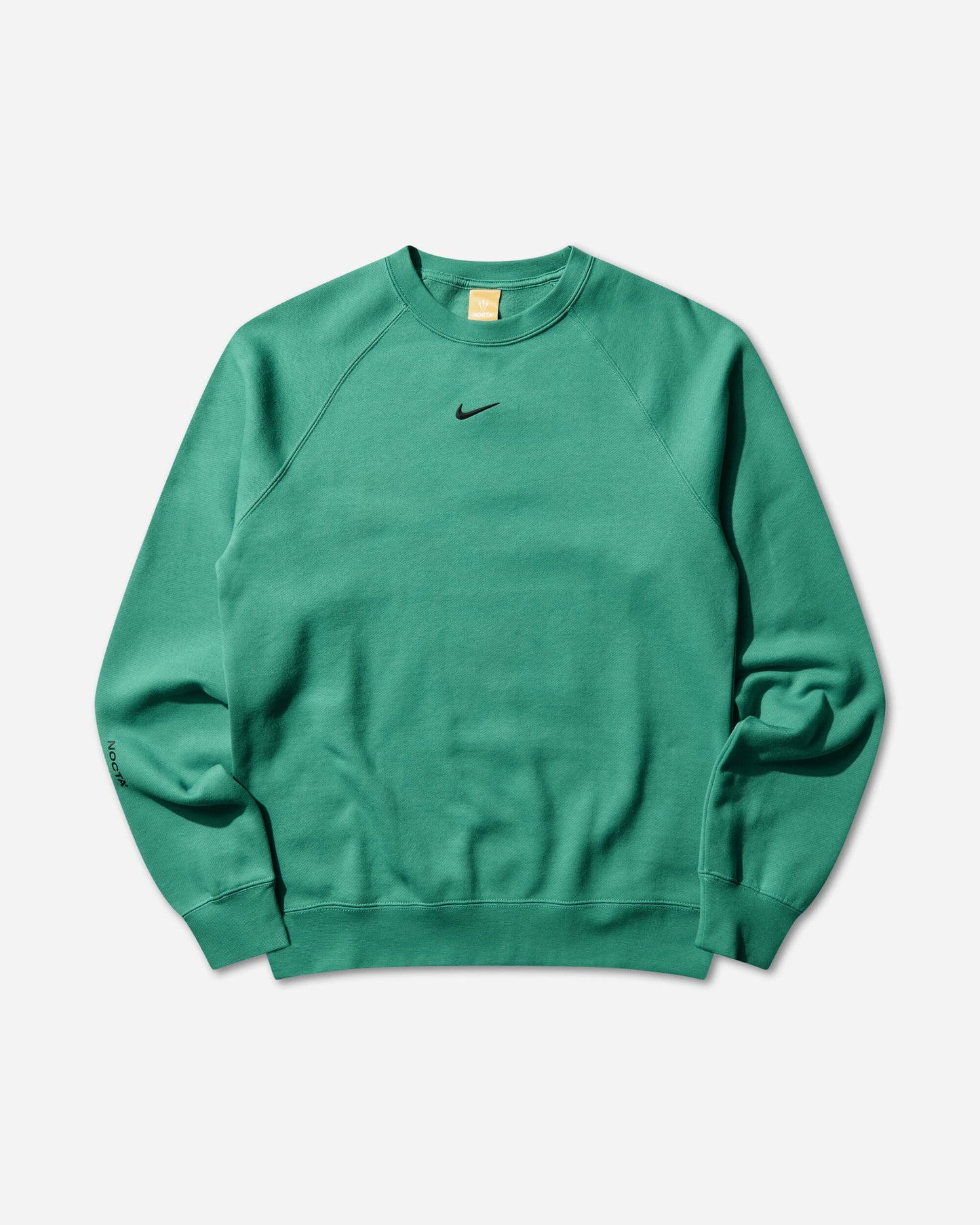 Nike Nocta Men's Fleece Cs Crew Neptune Green/Black T-Shirts Longsleeve FN8160-370