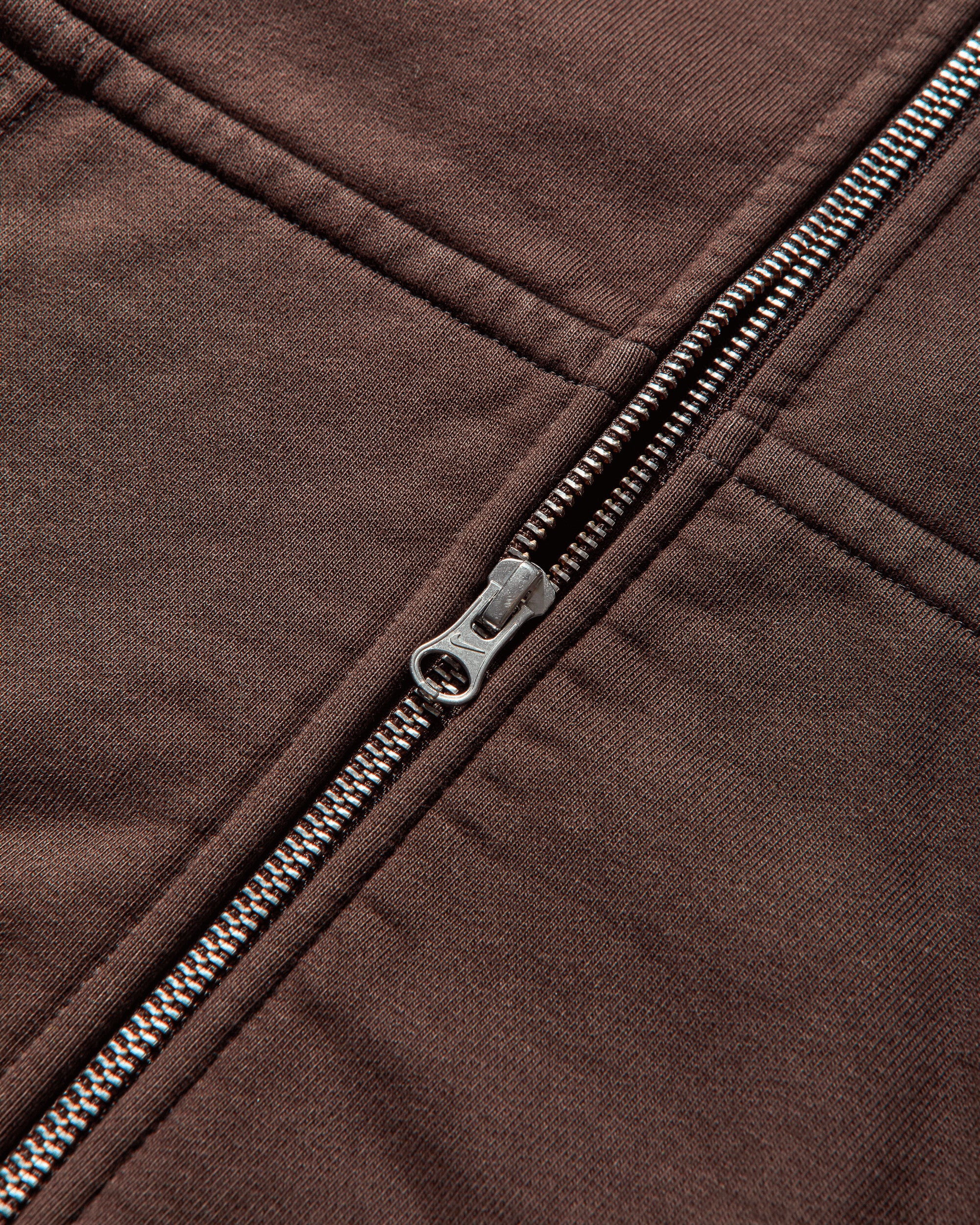 Nike U Nrg Stussy Fz Wshd Flchdy Dark Cinder/Black T-Shirts Longsleeve FJ9175-261