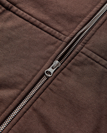 Nike U Nrg Stussy Fz Wshd Flchdy Dark Cinder/Black T-Shirts Longsleeve FJ9175-261