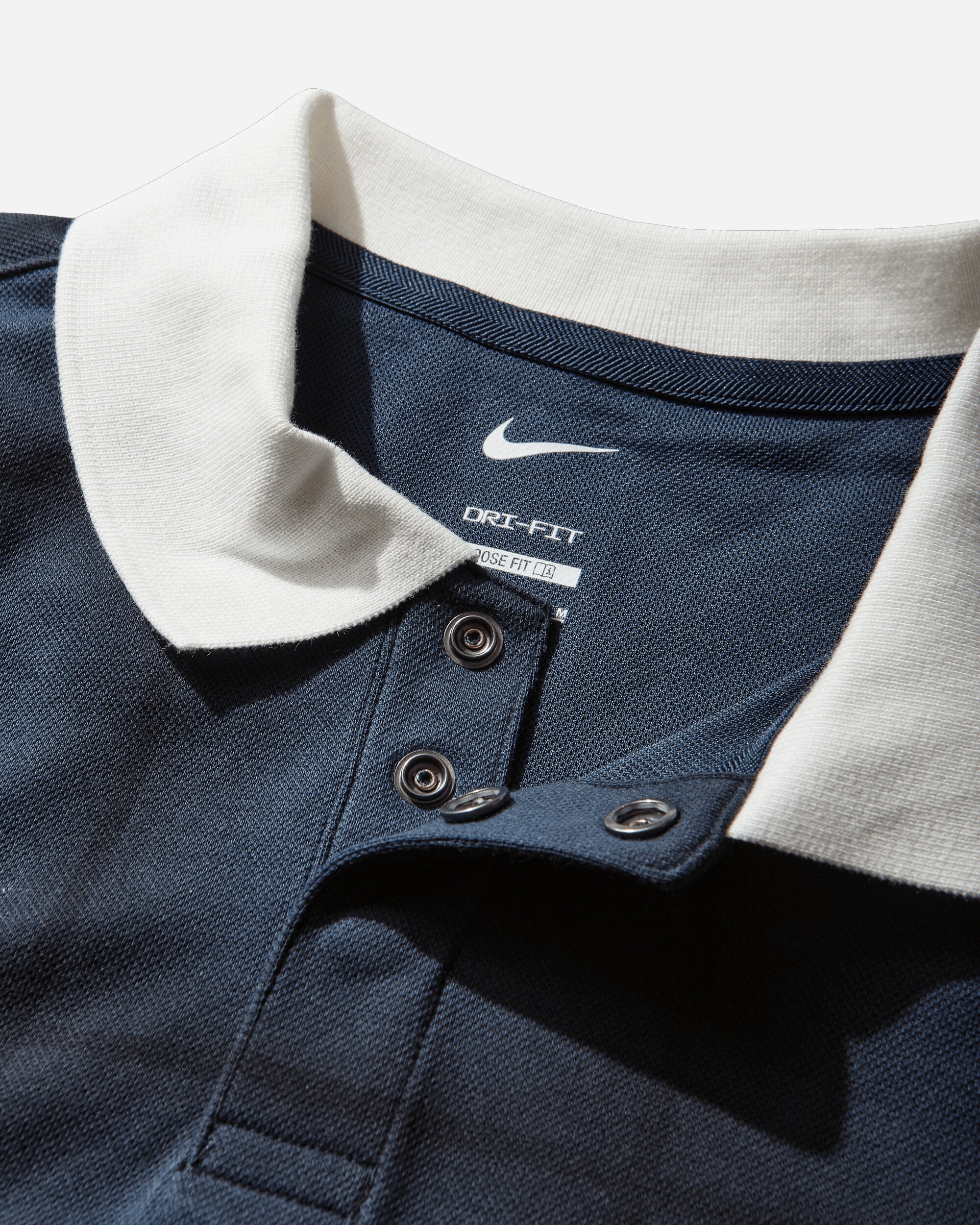 Nike M Nk Df Ff Polo Ls Loose (consumer Facing Name Tbd) Midnight Navy/Sail T-Shirts Polo II0772-410