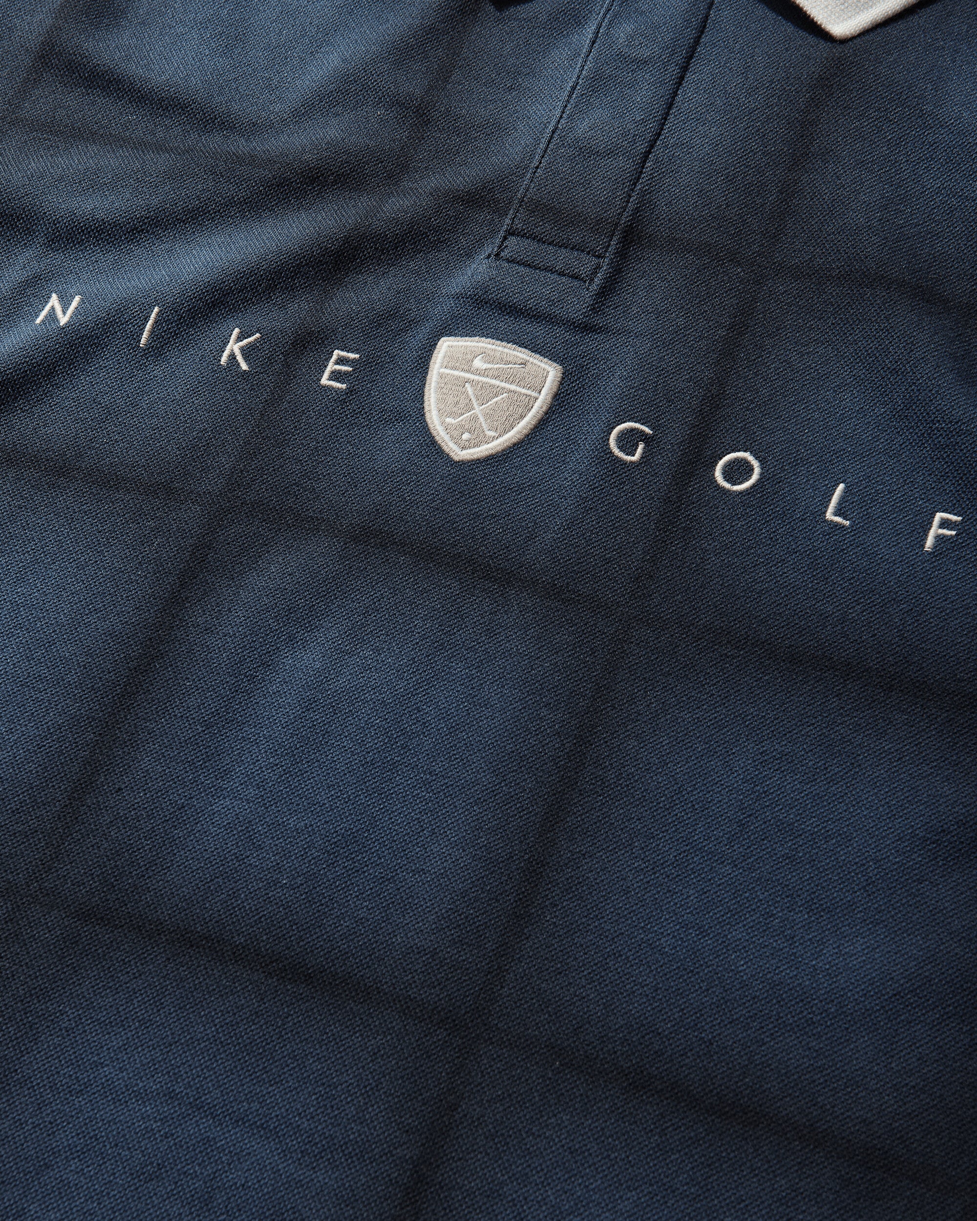 Nike M Nk Df Ff Polo Ls Loose (consumer Facing Name Tbd) Midnight Navy/Sail T-Shirts Polo II0772-410