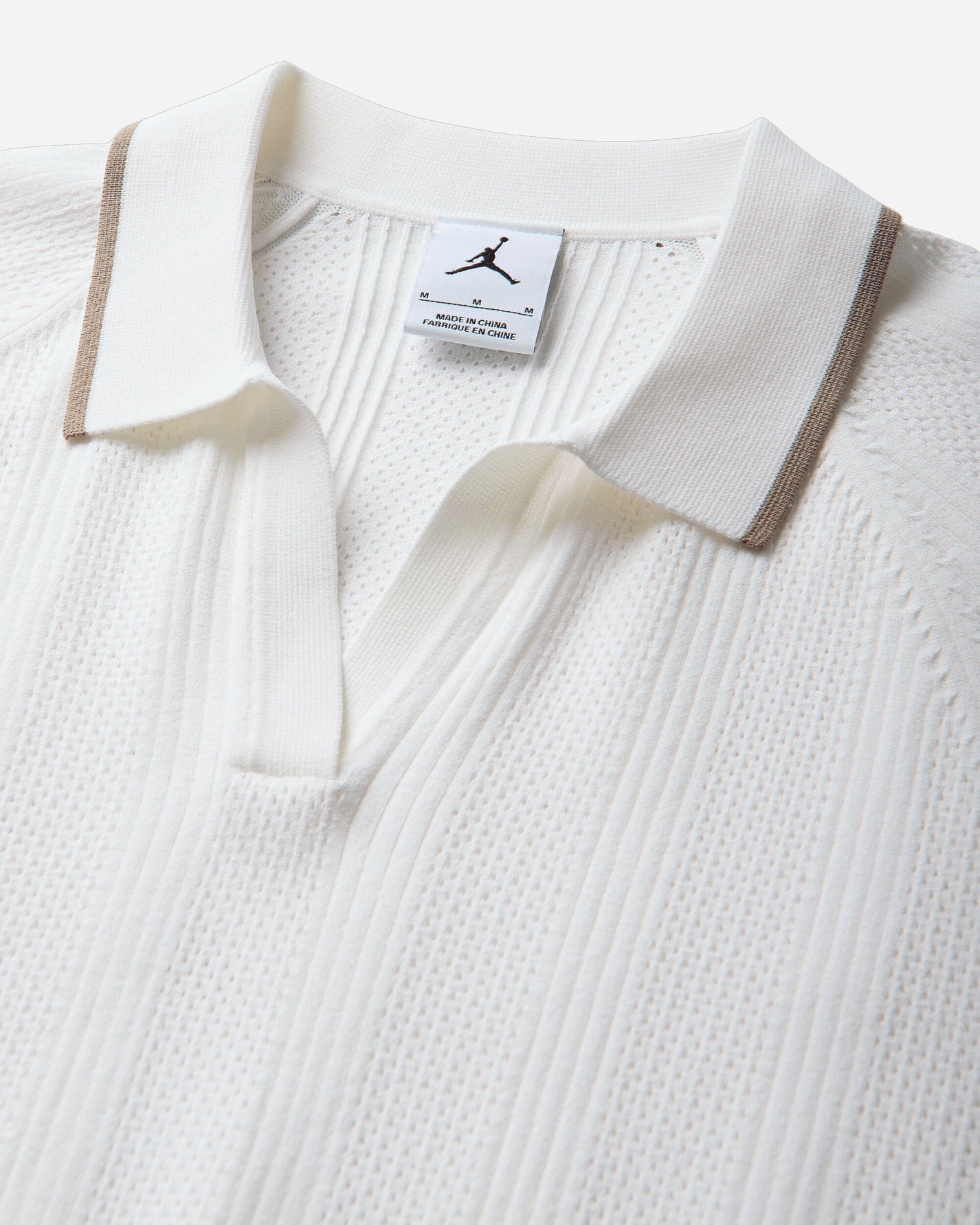 Nike Wmns W J Spt Golf Knit Ss Polo Sail/Khaki/Khaki T-Shirts Polo IO9107-133