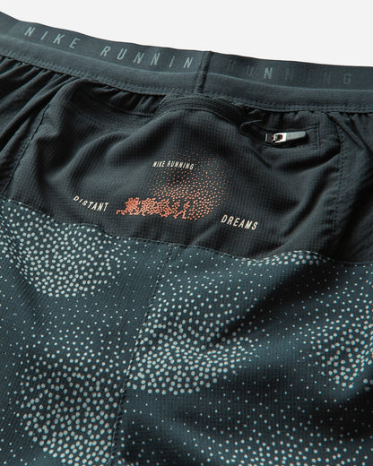 Nike Nike Stride Men's Dri-Fit 5" Brief-Lined Running Shorts Black Spruce Shorts Short IO0530-317