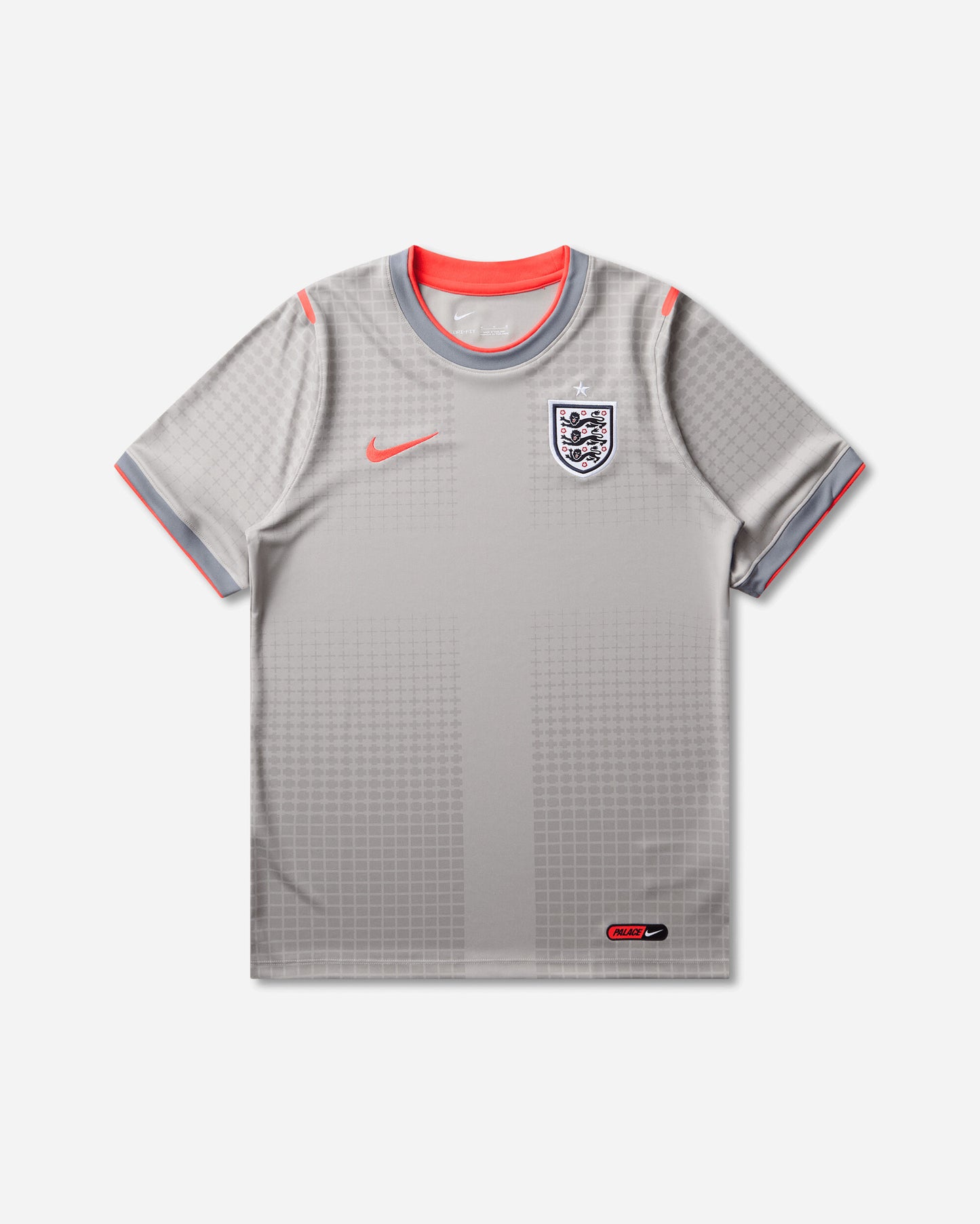 Nike Enx M Nk Df Acdpr Ss Pm Top Pewter Grey/Bright Crimson T-Shirts Shortsleeve IH1670-052