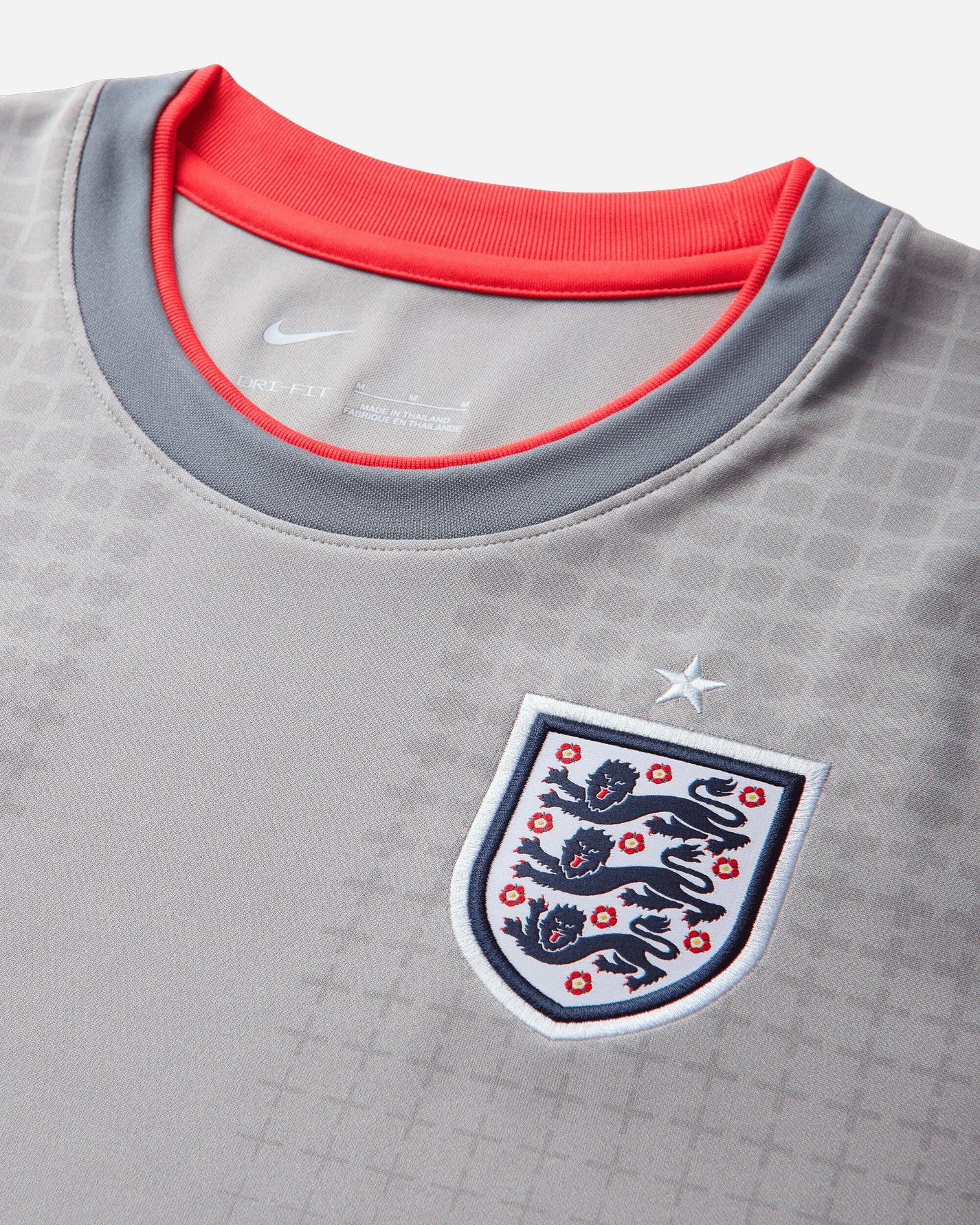 Nike Enx M Nk Df Acdpr Ss Pm Top Pewter Grey/Bright Crimson T-Shirts Shortsleeve IH1670-052