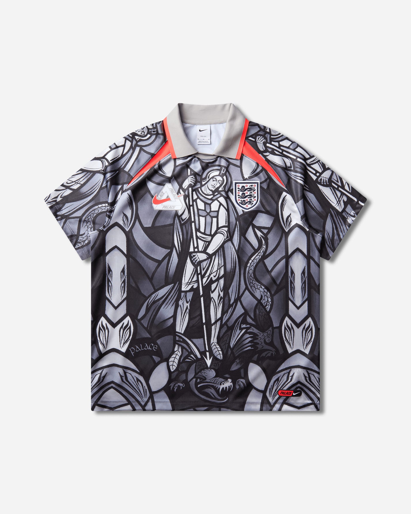 Nike Enx M Nk Df Cof Jsy Ss Pewter Grey/Bright Crimson T-Shirts Shortsleeve IM3198-052