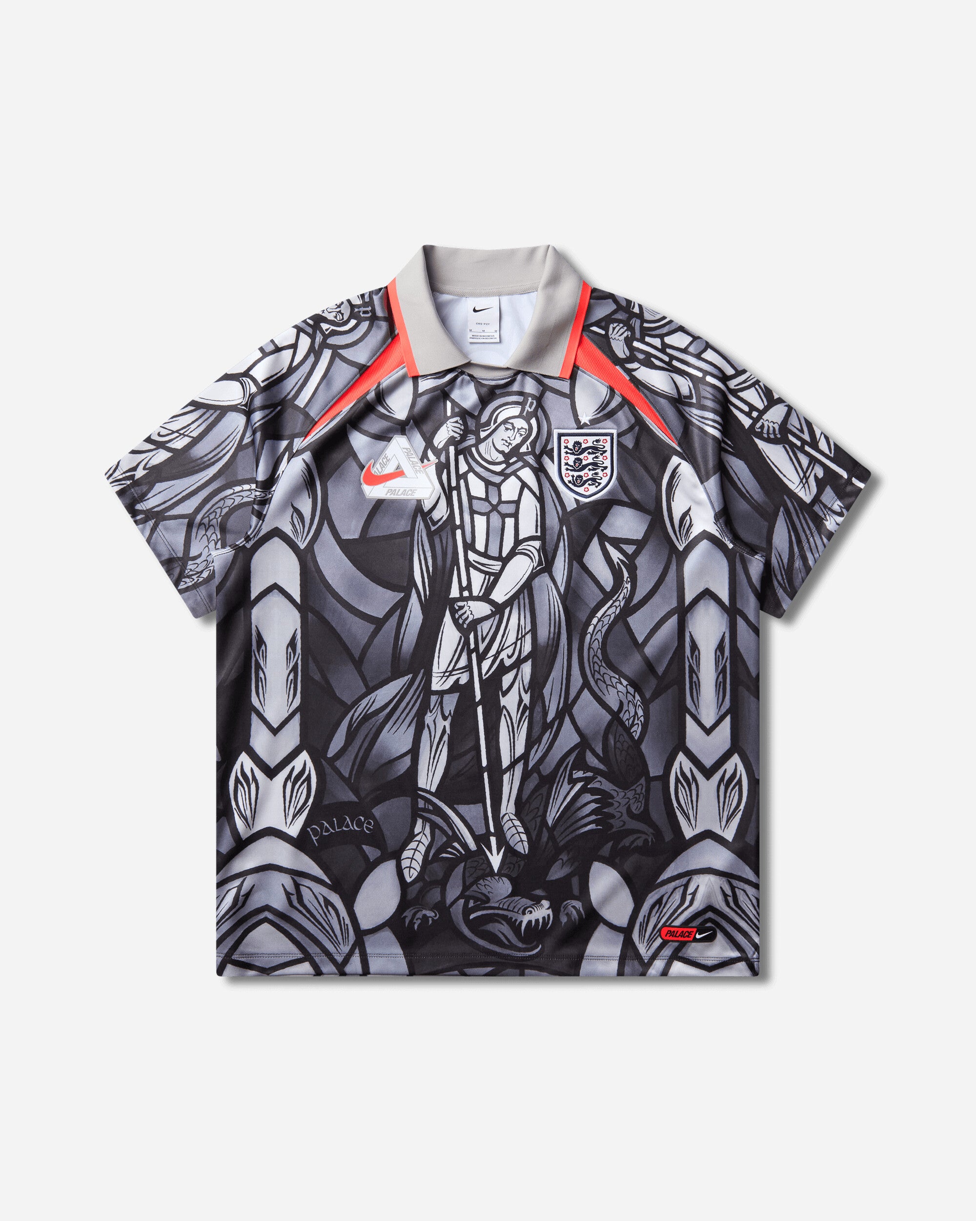 Nike Enx M Nk Df Cof Jsy Ss Pewter Grey/Bright Crimson T-Shirts Shortsleeve IM3198-052