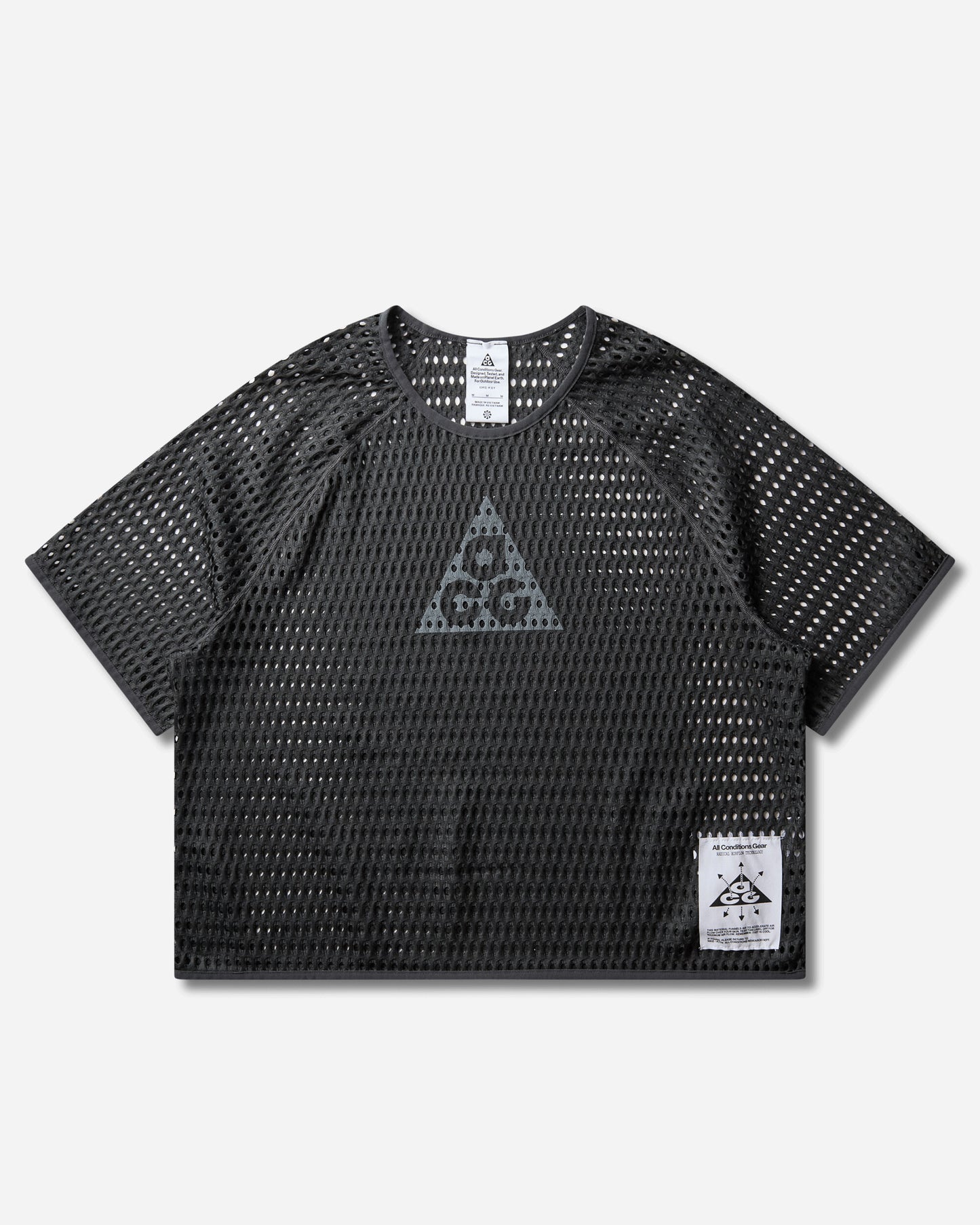 Nike M Acg Df Rad Airflow Ss Top Anthracite/Cool Grey T-Shirts Shortsleeve IV5366-060
