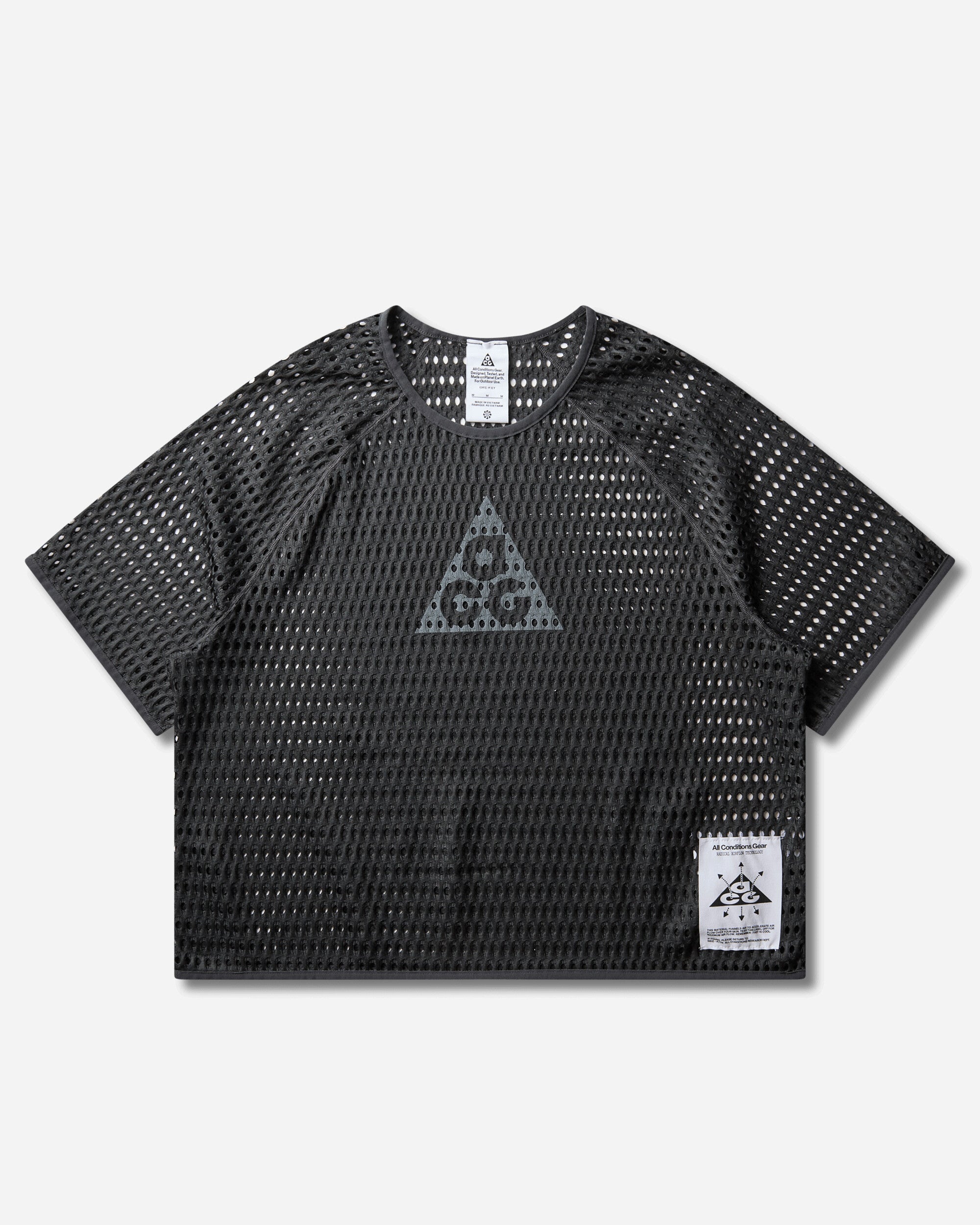 Nike M Acg Df Rad Airflow Ss Top Anthracite/Cool Grey T-Shirts Shortsleeve IV5366-060