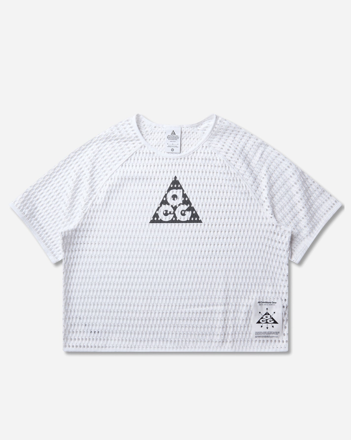 Nike M Acg Df Rad Airflow Ss Top White/Anthracite T-Shirts Shortsleeve IV5366-100