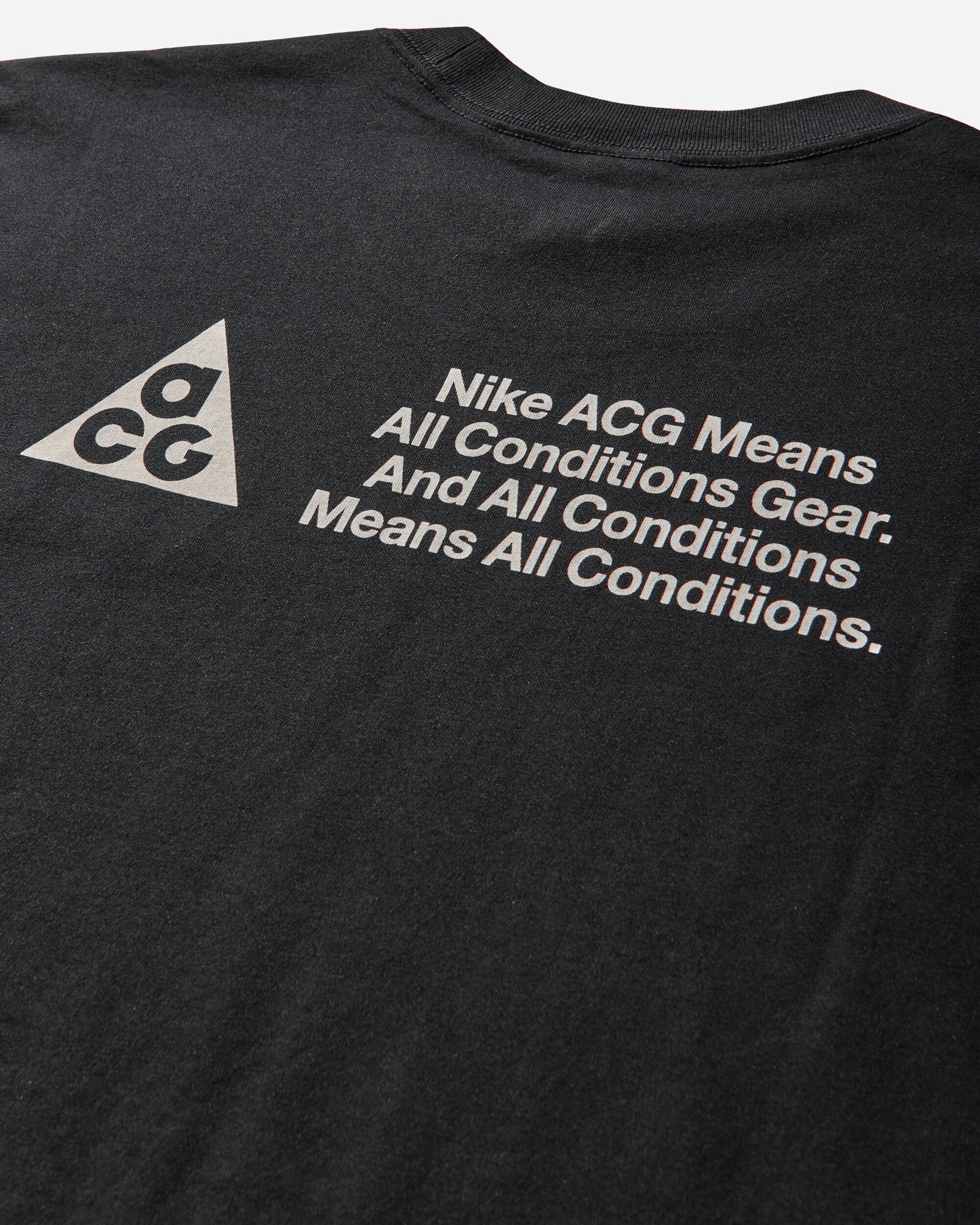 Nike M Acg Df Tee Lse Mbr lt Black T-Shirts Shortsleeve IR6985-010