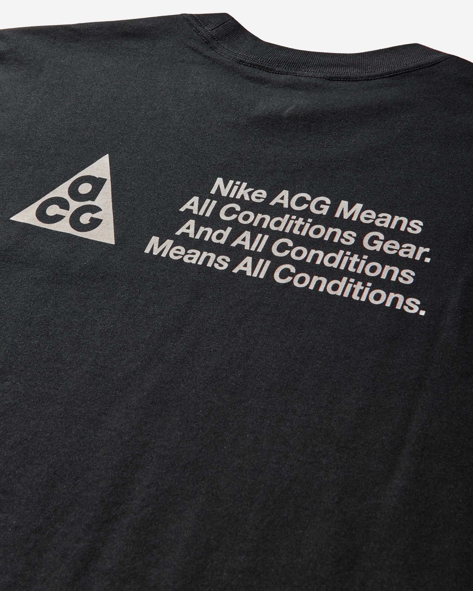 Nike M Acg Df Tee Lse Mbr lt Black T-Shirts Shortsleeve IR6985-010