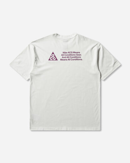 Nike M Acg Df Tee Lse Mbr lt Summit White T-Shirts Shortsleeve IR6985-121