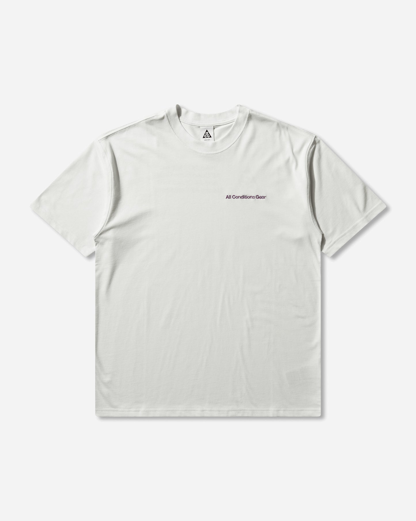 Nike M Acg Df Tee Lse Mbr lt Summit White T-Shirts Shortsleeve IR6985-121