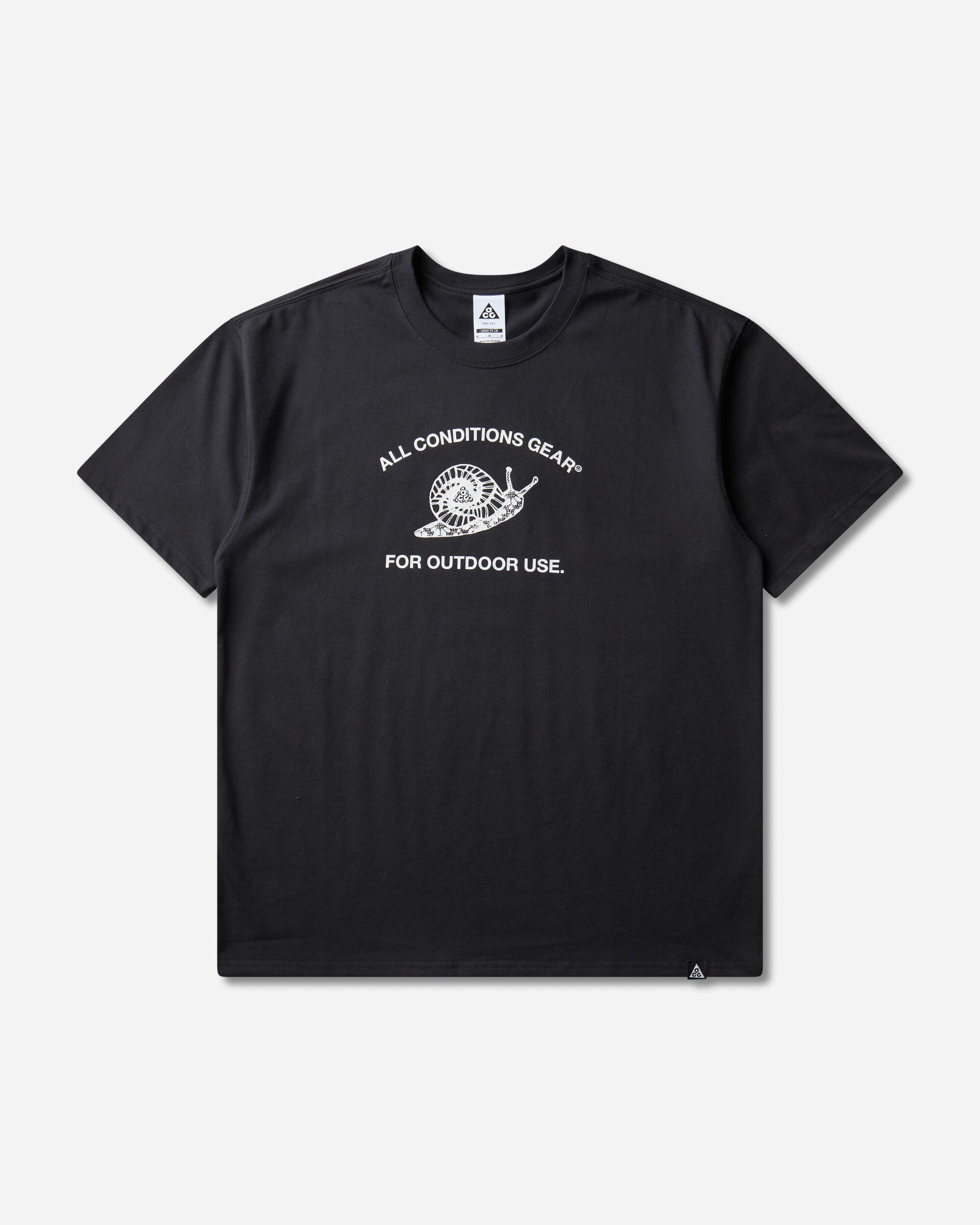 Nike M Acg Df Tee Lse Mystery Snail Black T-Shirts Shortsleeve IM6179-010