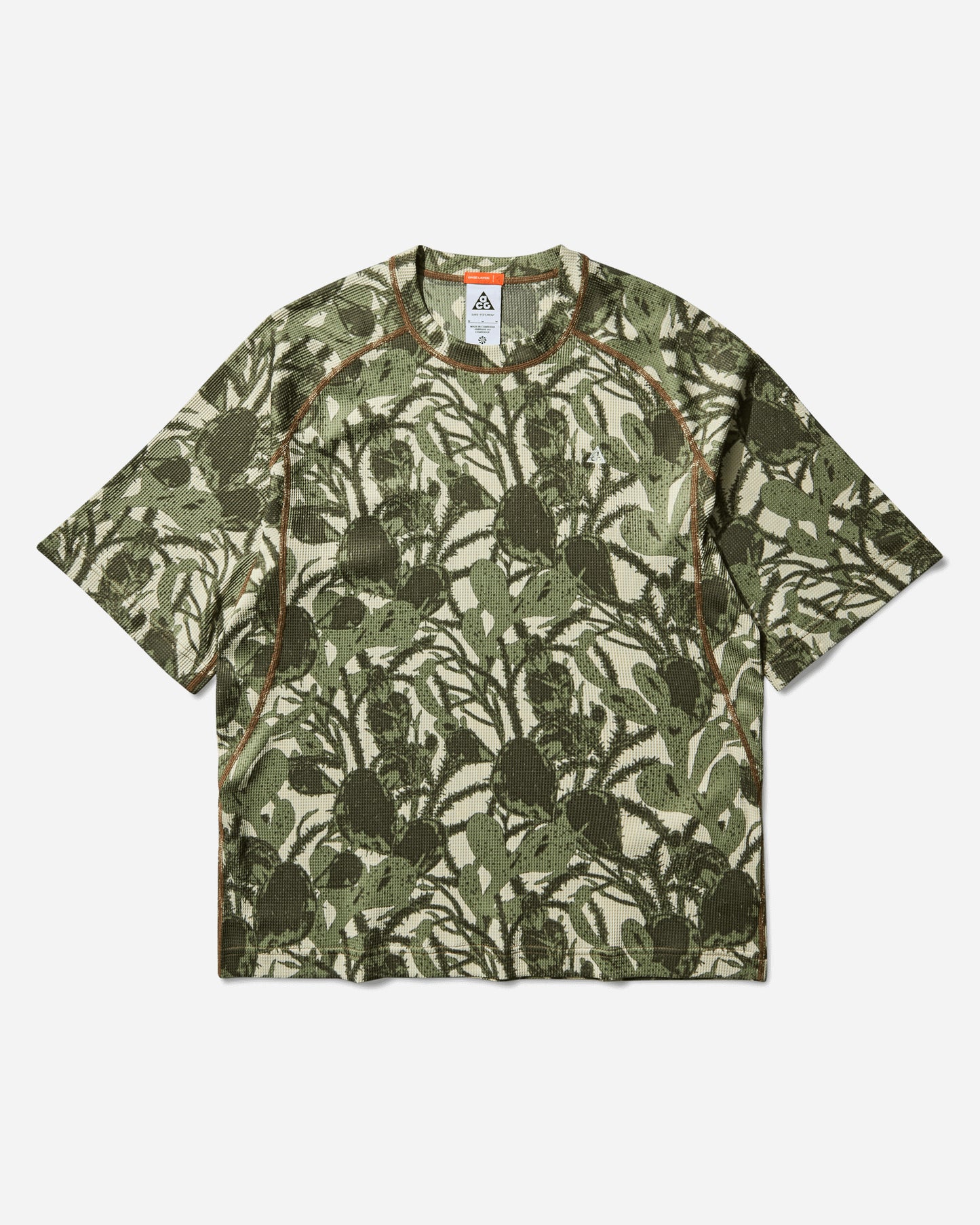 Nike M Acg Dfadv Chinati Ss Aop Lt Khaki/Cargo Khaki T-Shirts Shortsleeve HV0587-229