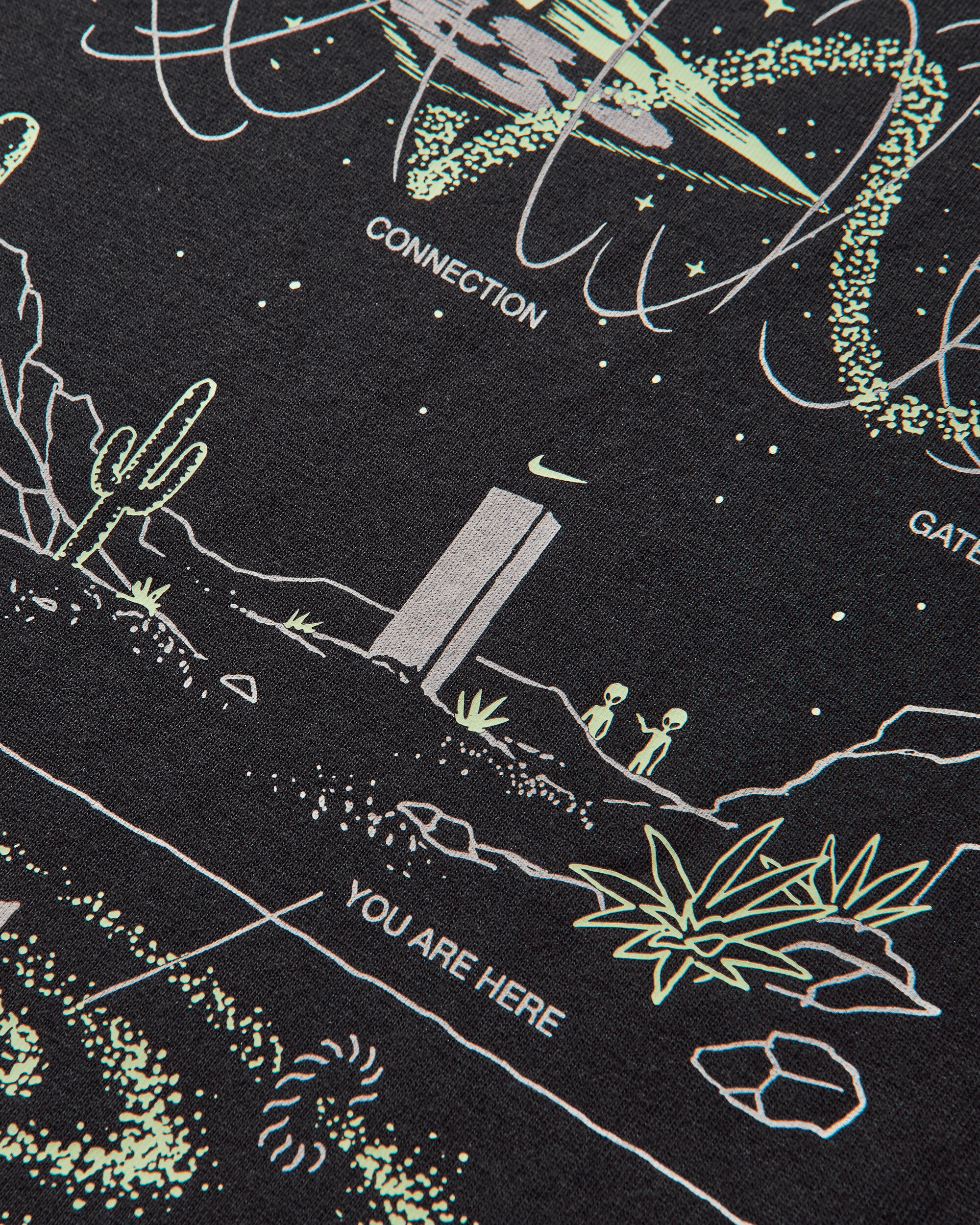 Nike M Acg Tee Mystery Lights Black T-Shirts Shortsleeve HV2172-010