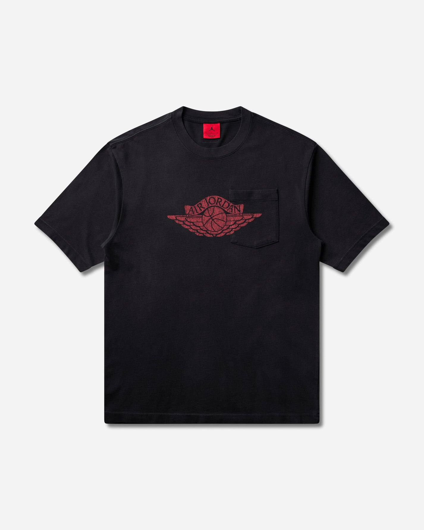 Nike M J Flt Es 85 W Pkt Ss Crw Black/University Red T-Shirts Shortsleeve IO2084-010