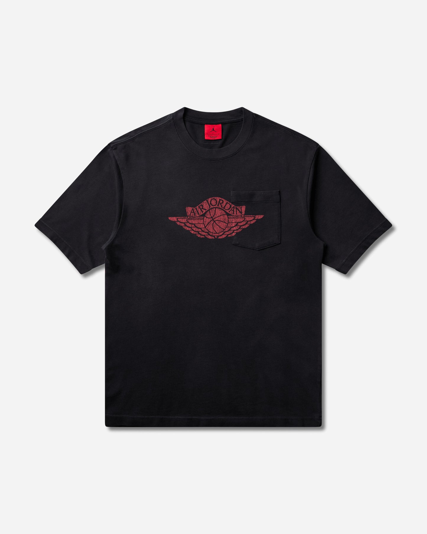 Nike M J Flt Es 85 W Pkt Ss Crw Black/University Red T-Shirts Shortsleeve IO2084-010