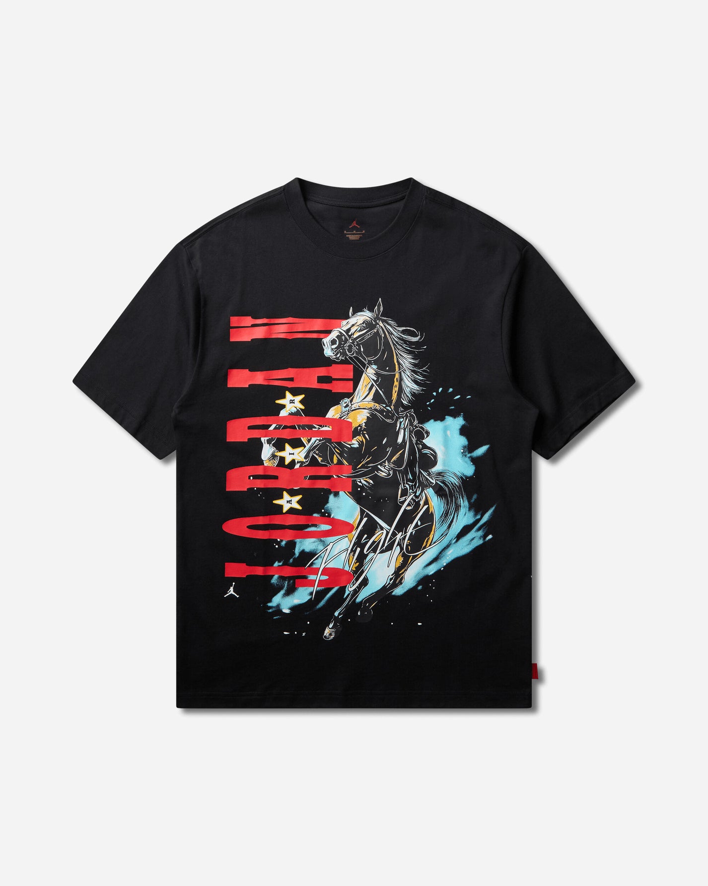Nike M J Flt Gfx Cwby 85 Ss Crw Black T-Shirts Shortsleeve IU1836-010