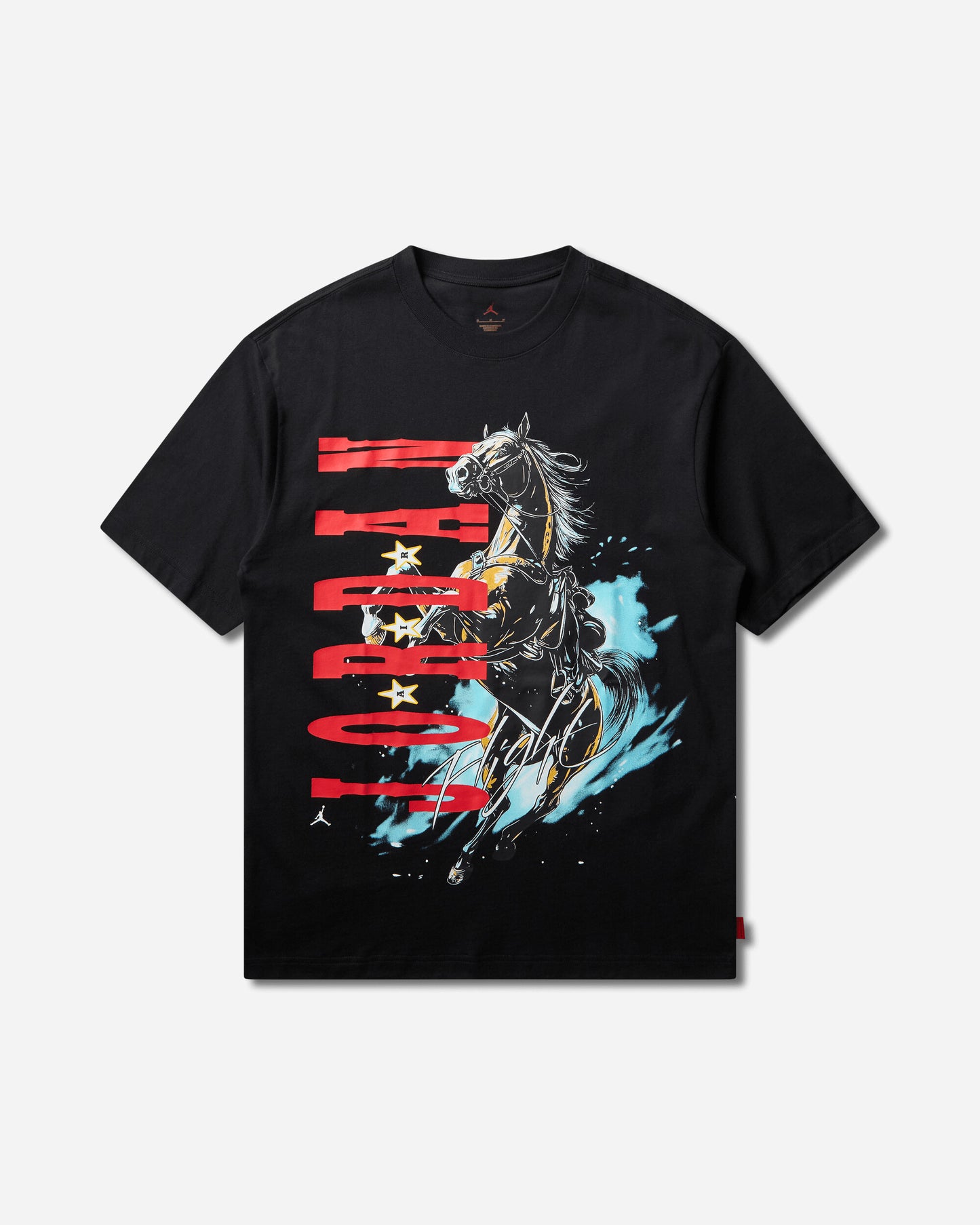 Nike M J Flt Gfx Cwby 85 Ss Crw Black T-Shirts Shortsleeve IU1836-010