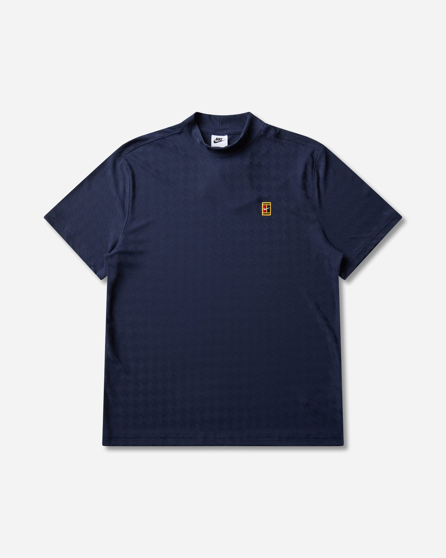 Nike M Nk Club Rules Magna Ss Mock Obsidian/Obsidian T-Shirts Shortsleeve IU0800-451