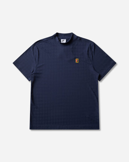 Nike M Nk Club Rules Magna Ss Mock Obsidian/Obsidian T-Shirts Shortsleeve IU0800-451