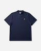 Nike M Nk Club Rules Magna Ss Mock Obsidian/Obsidian T-Shirts Shortsleeve IU0800-451