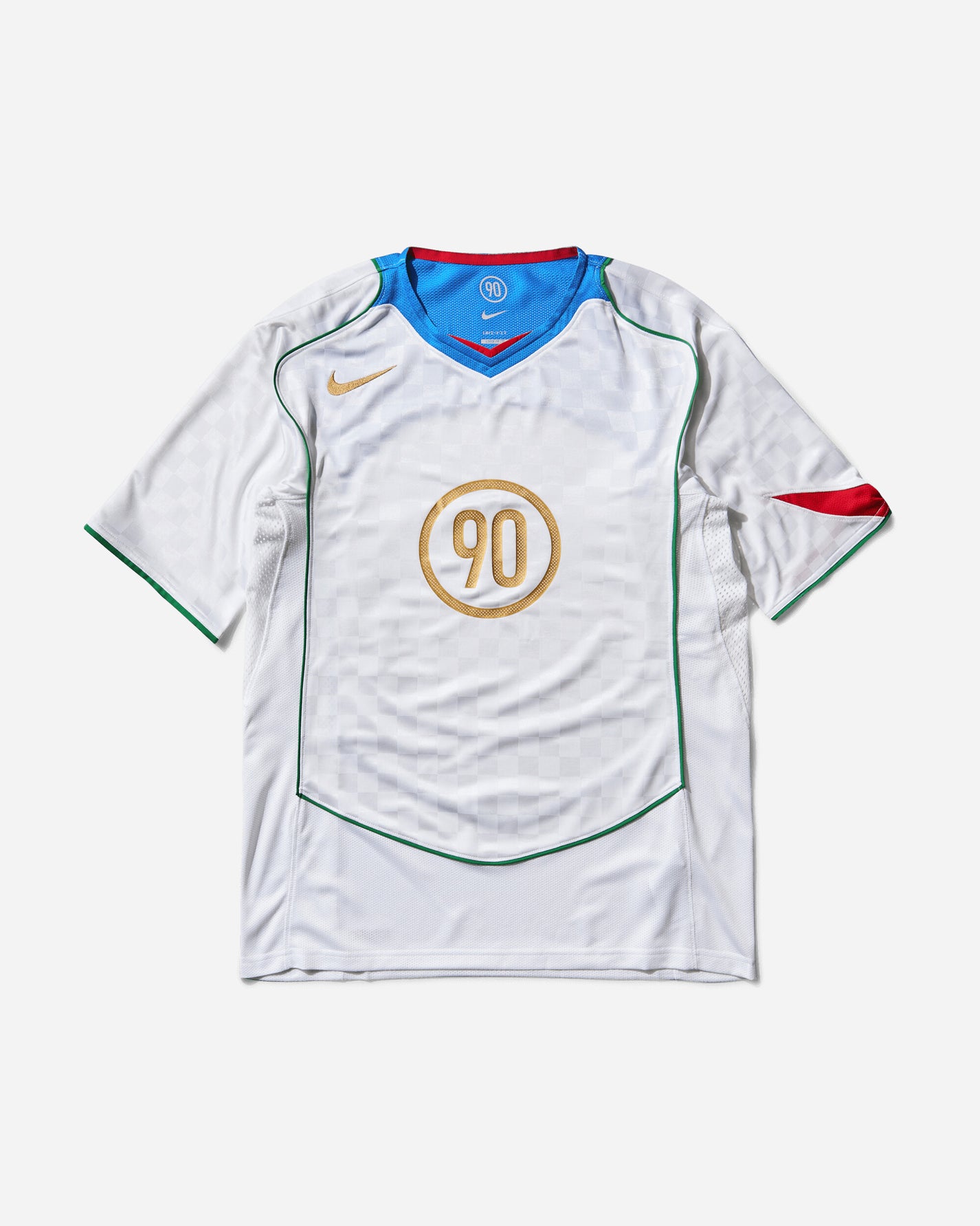 Nike M Nk Df T90 Energy Jsy 2 White/Italy Blue T-Shirts Shortsleeve IB4210-100