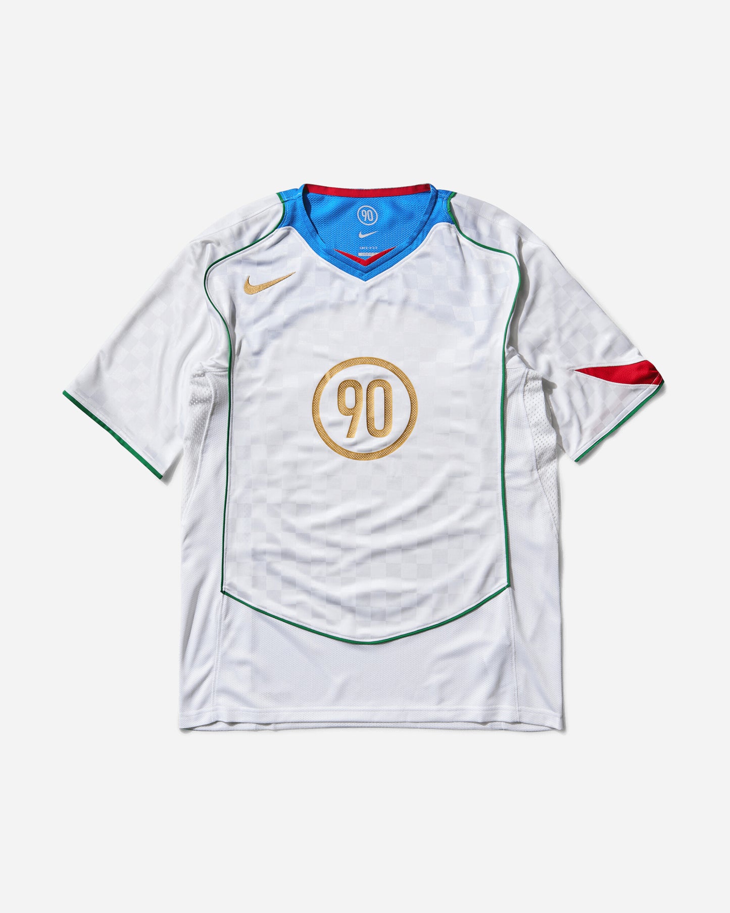 Nike M Nk Df T90 Energy Jsy 2 White/Italy Blue T-Shirts Shortsleeve IB4210-100