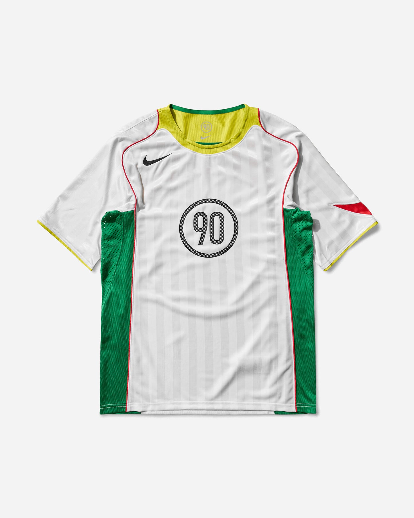 Nike M Nk Df T90 Energy Jsy 6 White/Opti Yellow T-Shirts Shortsleeve IB4218-100