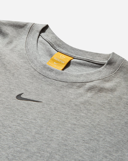 Nike M Nrg Nocta Cs Tee Ss Dk Grey Heather/Black T-Shirts Shortsleeve IB5673-063
