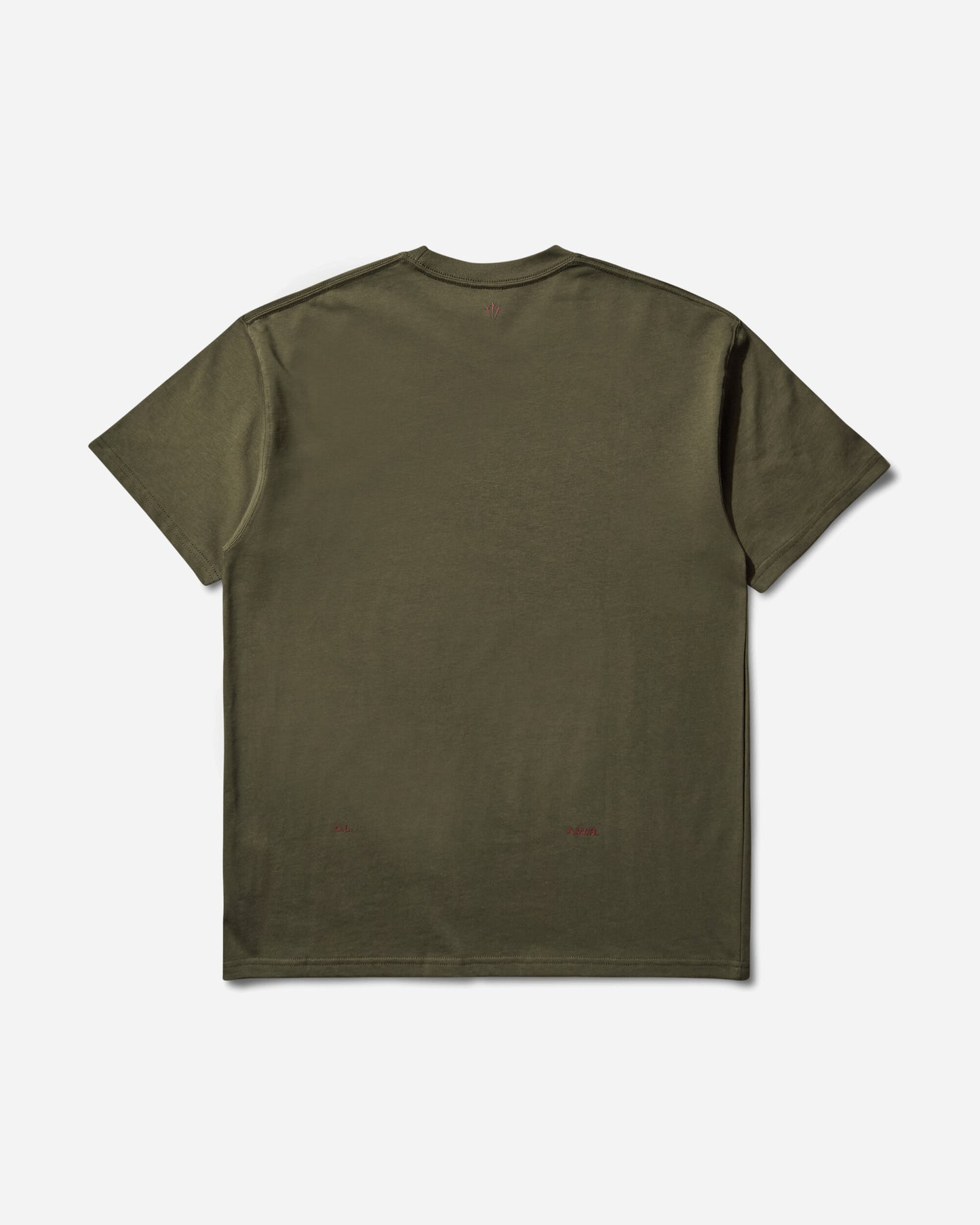 Nike M Nrg Nocta Cs Tee Ss Cargo Khaki/Team Red T-Shirts Shortsleeve IB5673-325