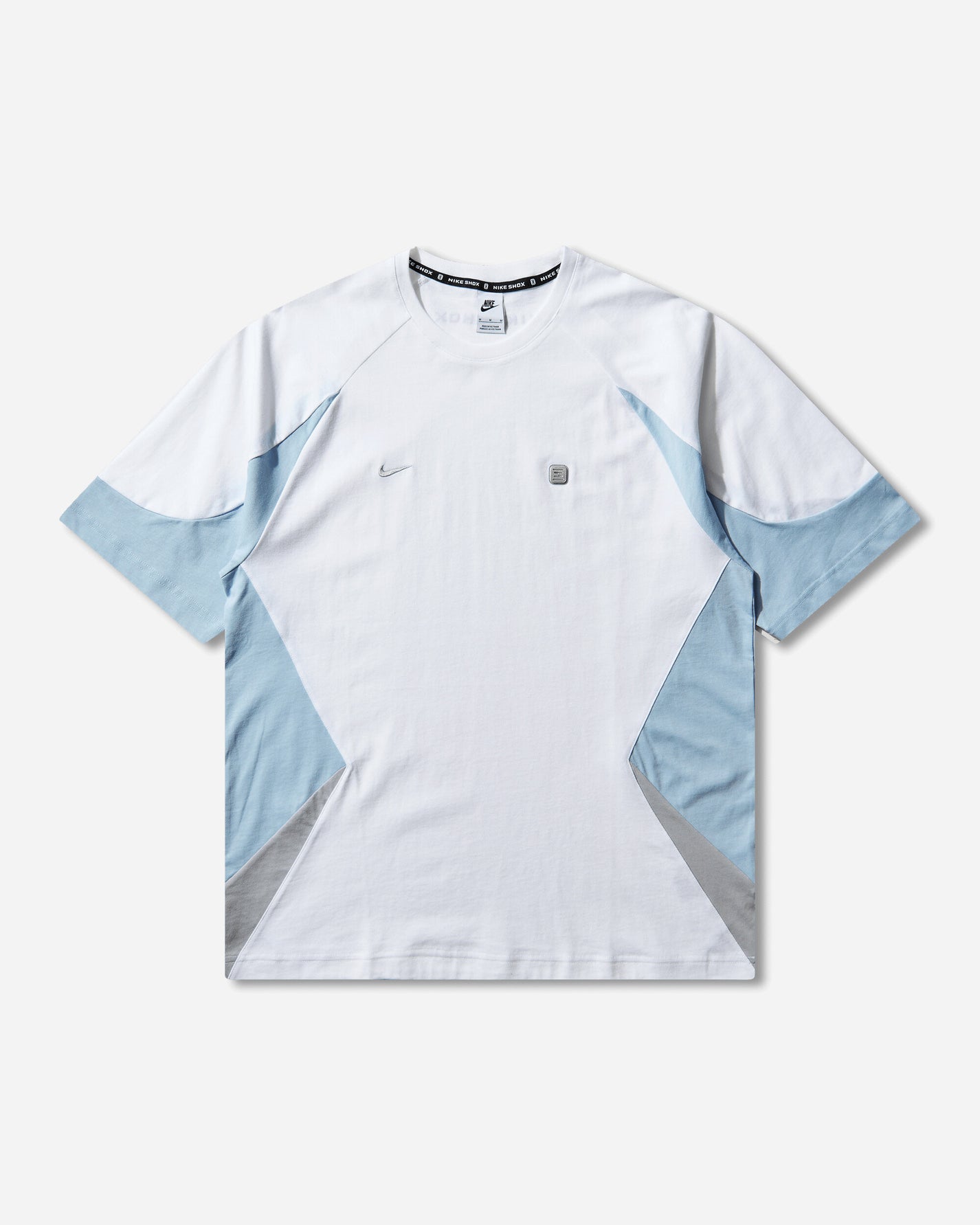 Nike M Nsw Ss Top Shox White/Lt Armory Blue/Wolf Grey T-Shirts Shortsleeve IO1435-100