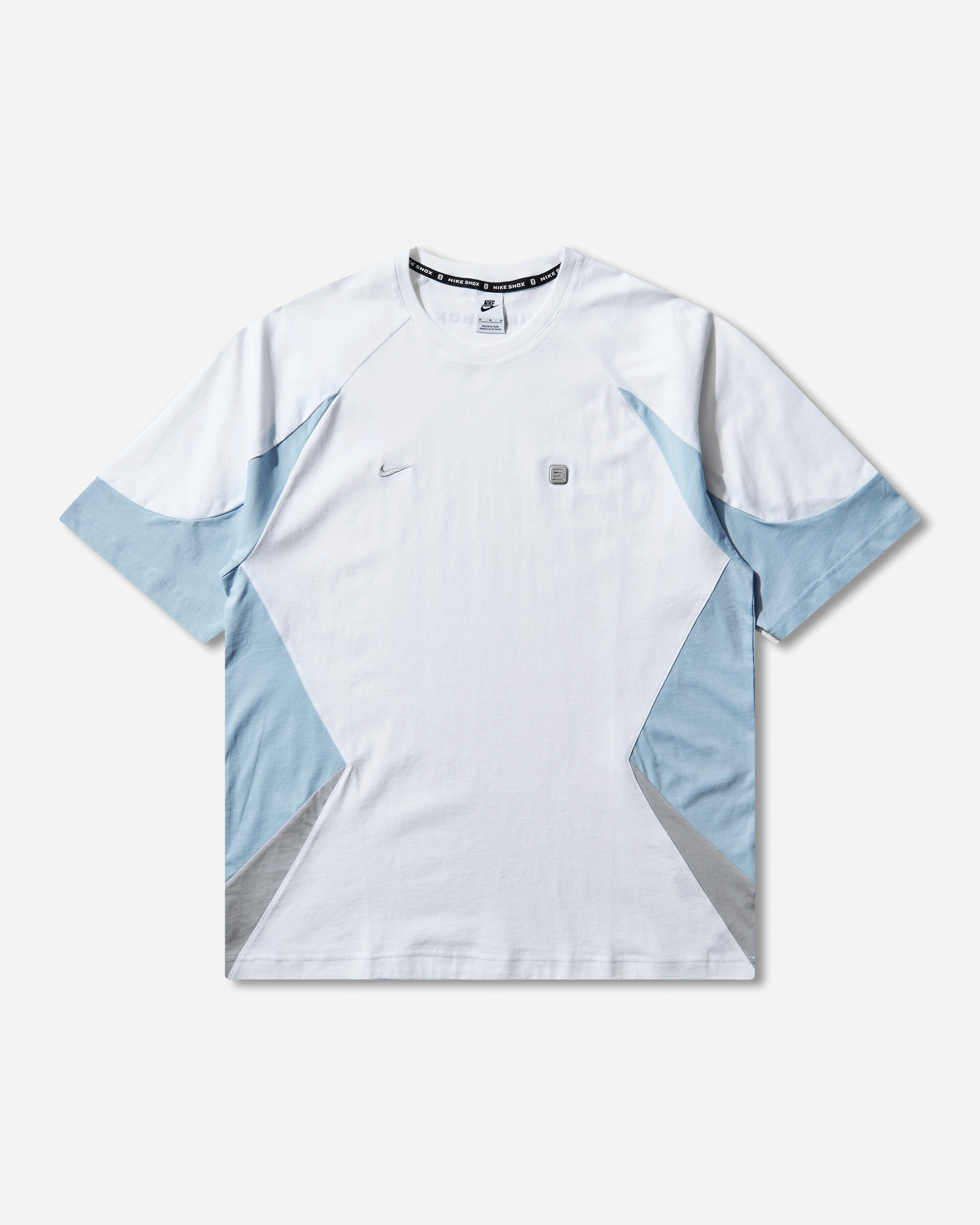 Nike M Nsw Ss Top Shox White/Lt Armory Blue/Wolf Grey T-Shirts Shortsleeve IO1435-100