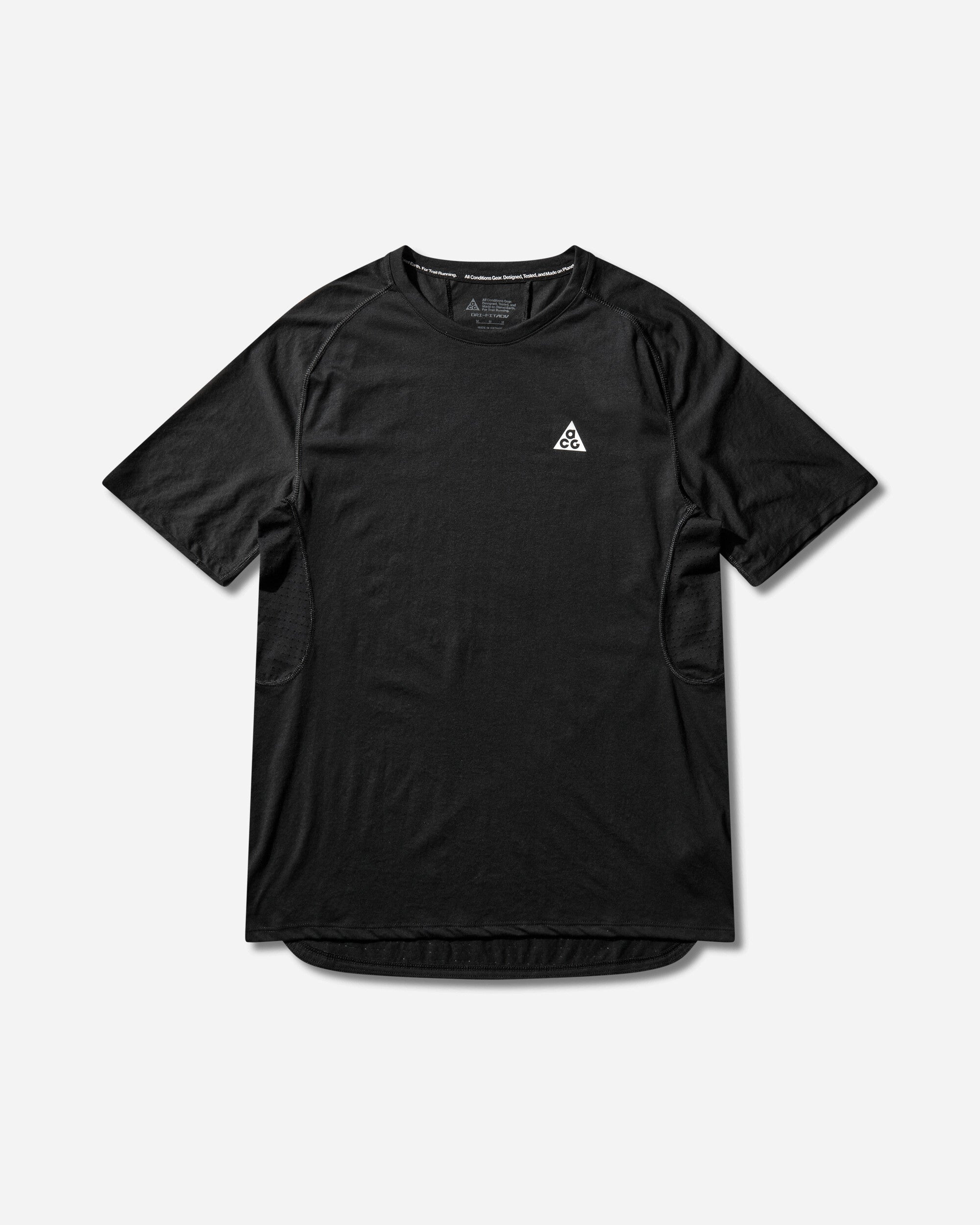 Nike Nike Acg "solar Chase" Men's Dri-Fit Adv Top Black/Black/Summit White T-Shirts Shortsleeve IO9677-010