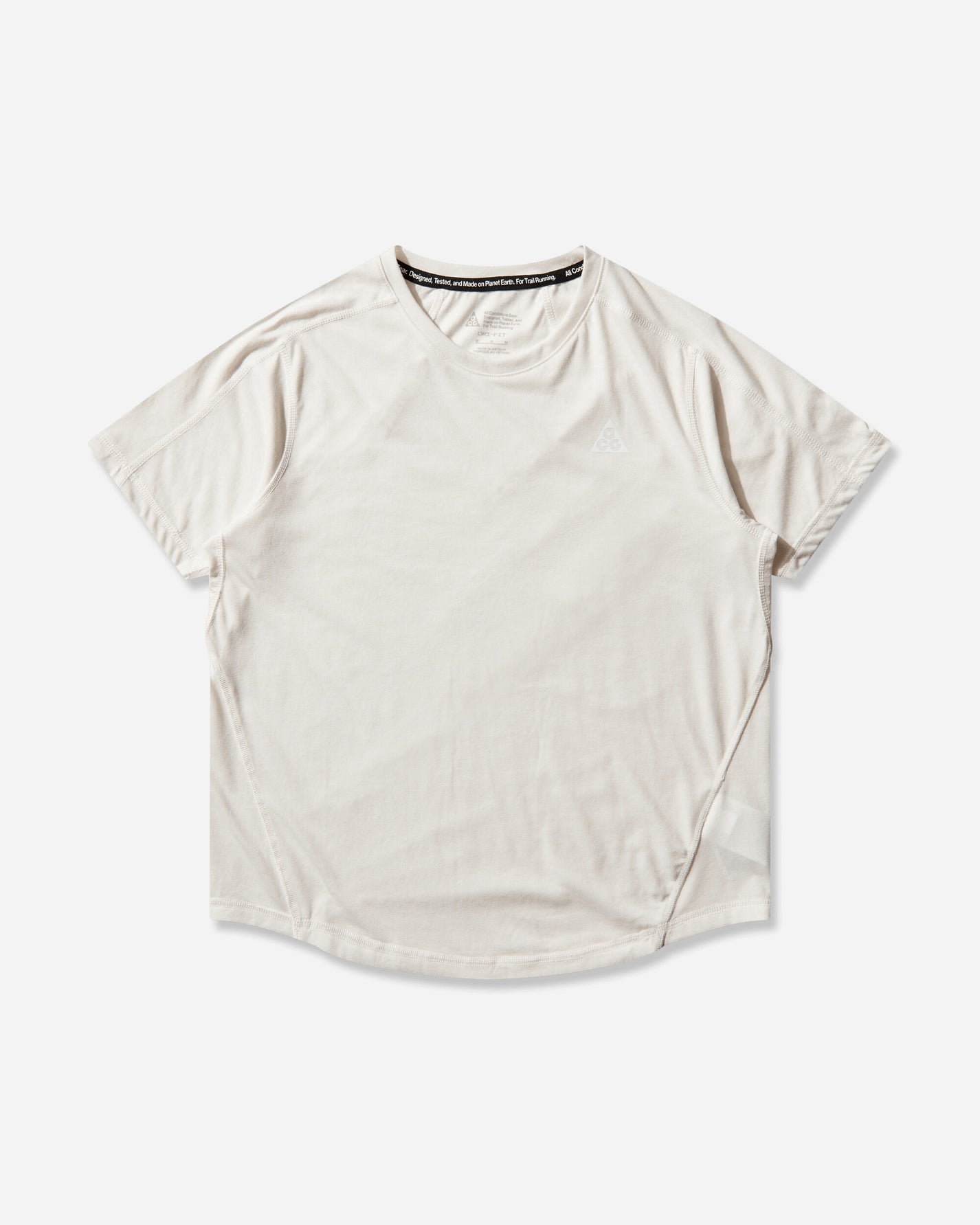 Nike W Acg Trail Df Ss Top (consumer Facing Name Tbd) Phantom/Summit White T-Shirts Shortsleeve IO9650-030