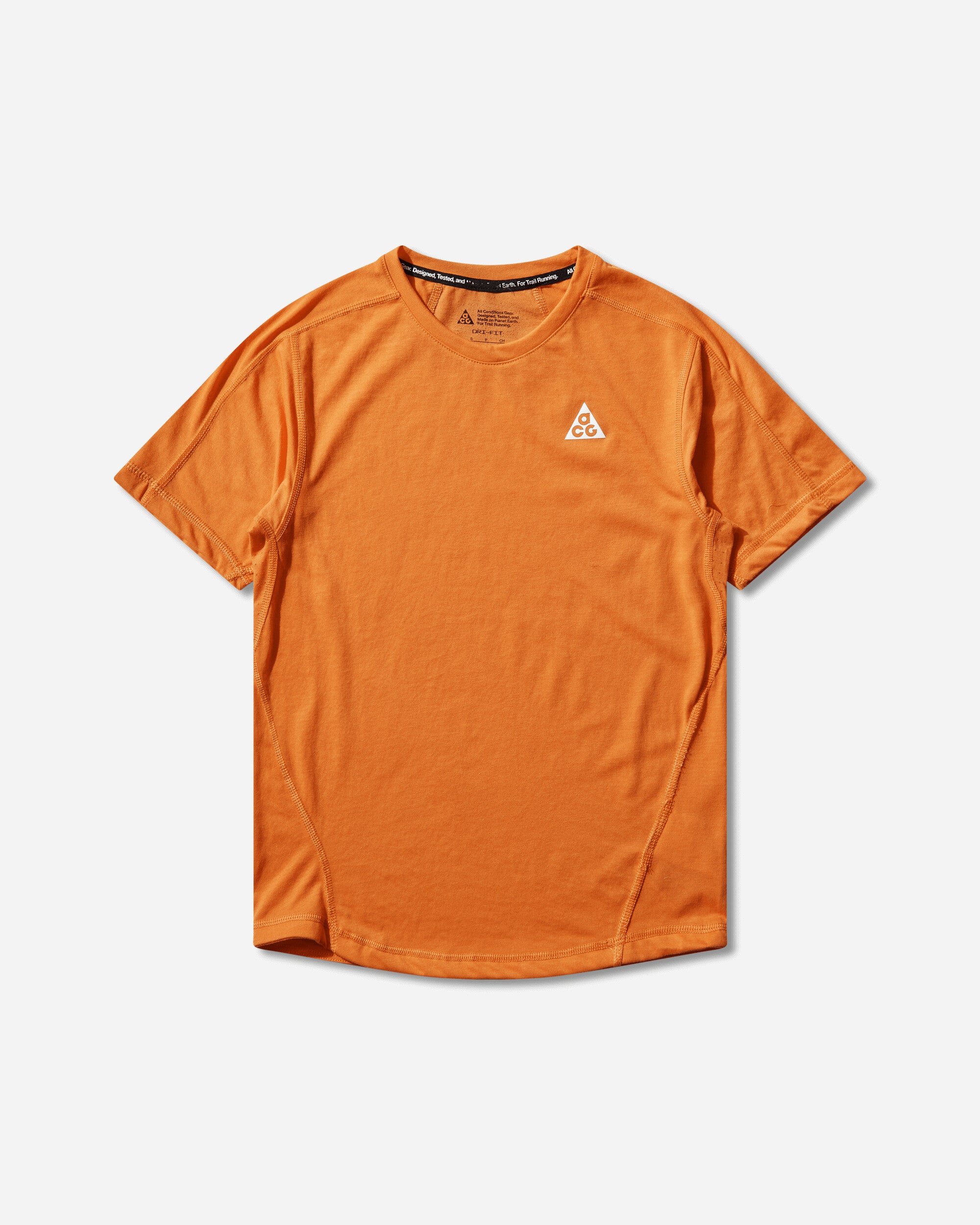 Nike W Acg Trail Df Ss Top (consumer Facing Name Tbd) Safety Orange T-Shirts Shortsleeve IO9650-819