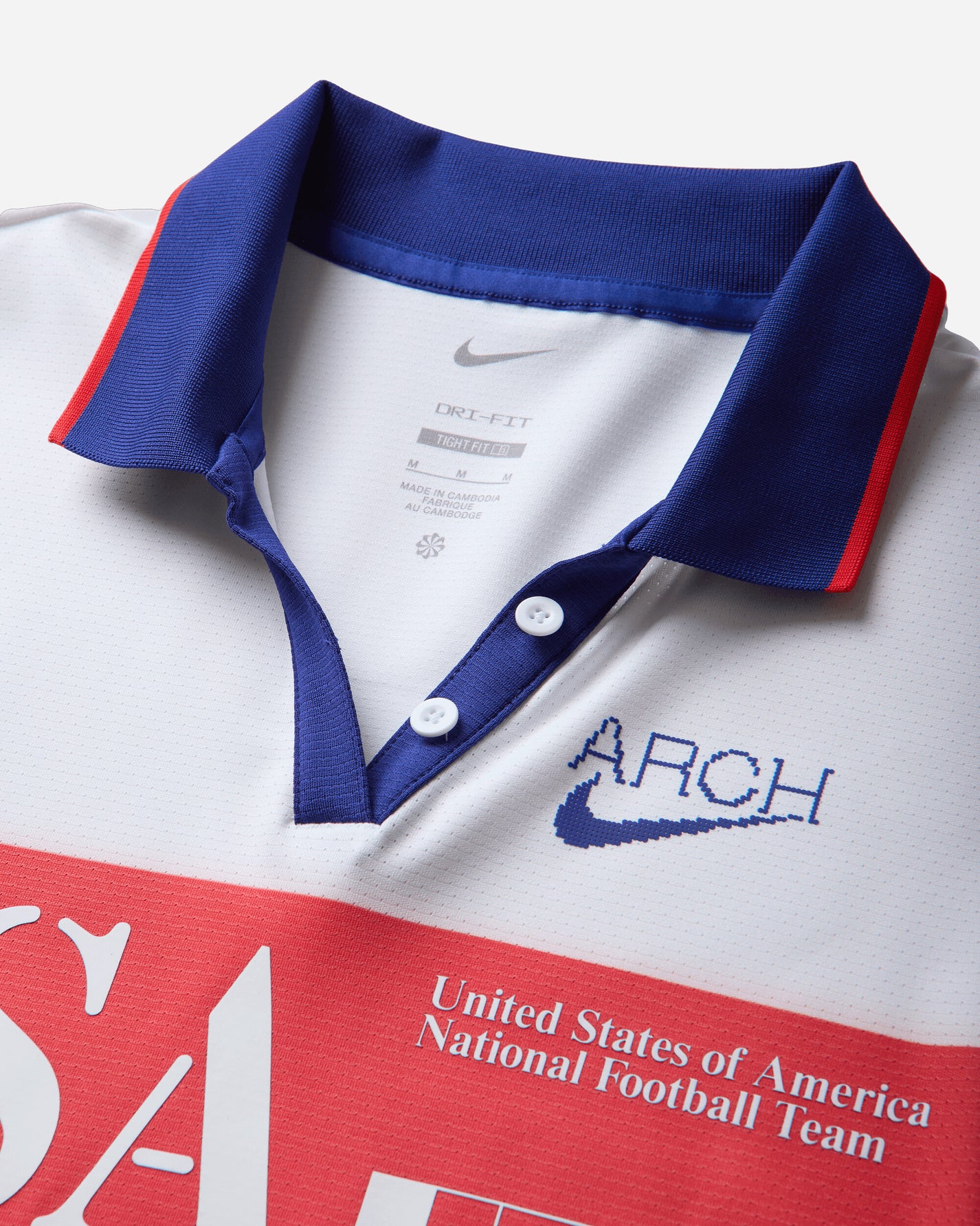 Nike Wmns Usx W Nkct Df Slam Ss Polo Rg White/Challenge Red T-Shirts Shortsleeve IM3986-100